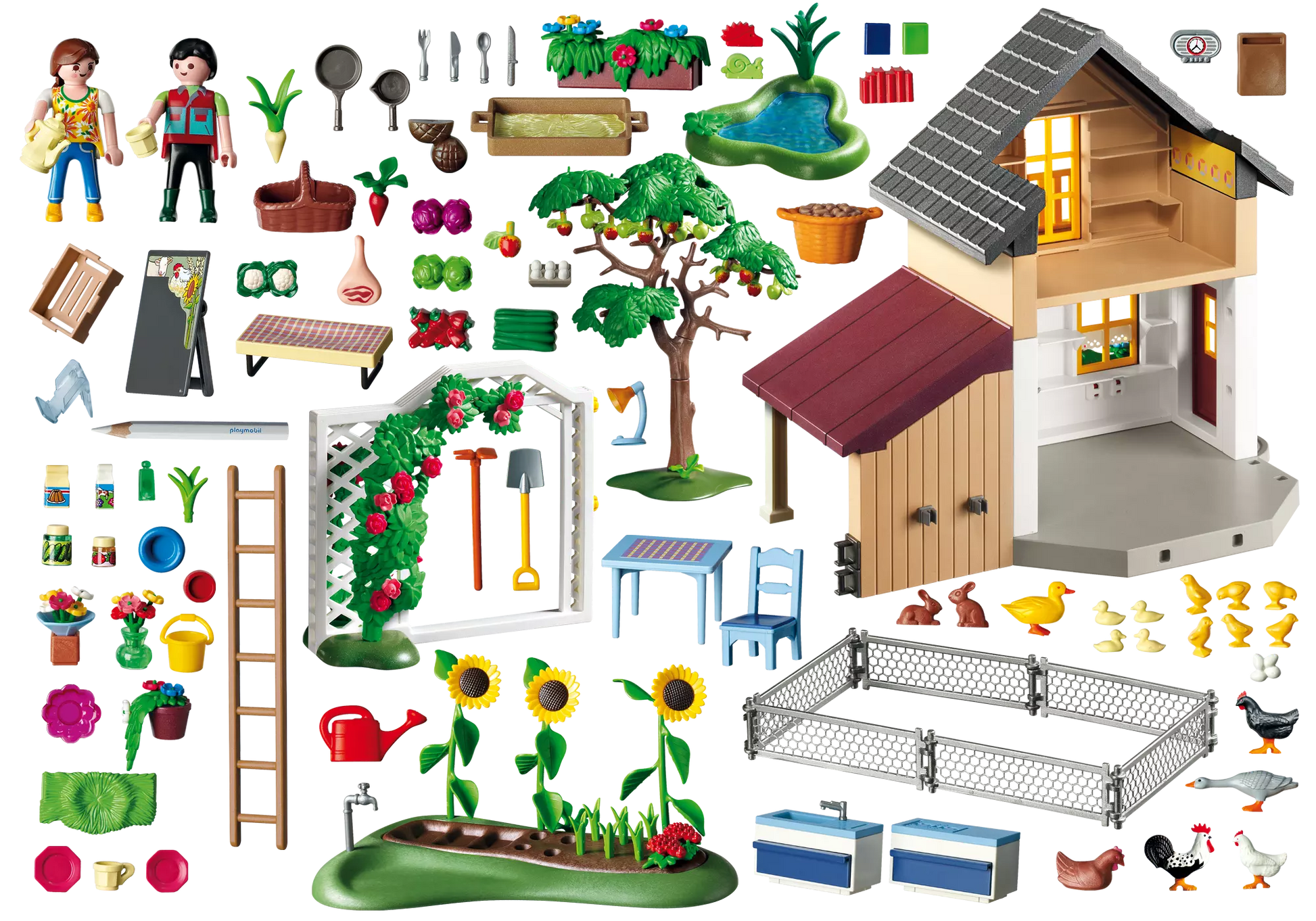 Playmobil 5120 Sammlerstück Bauernhaus mit Hofladen - plegobil