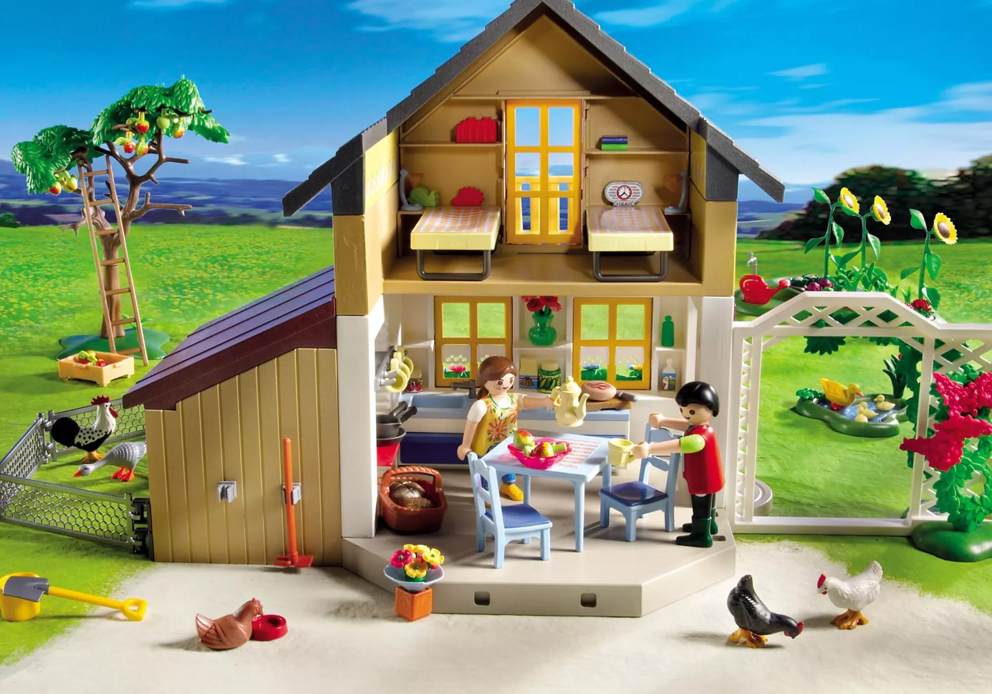 Playmobil 5120 Sammlerstück Bauernhaus mit Hofladen - plegobil