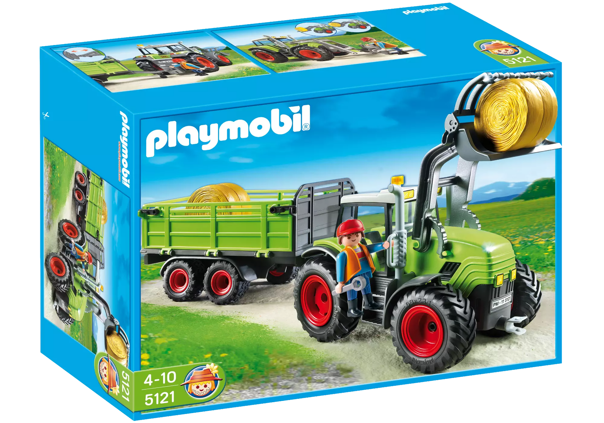 Playmobil 5121 Sammlerstück Country Riesen-Traktor mit Anhänger - plegobil