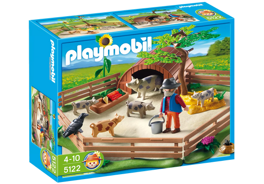 Playmobil 5122 Sammlerstück Fleckschweine im Gehege - plegobil