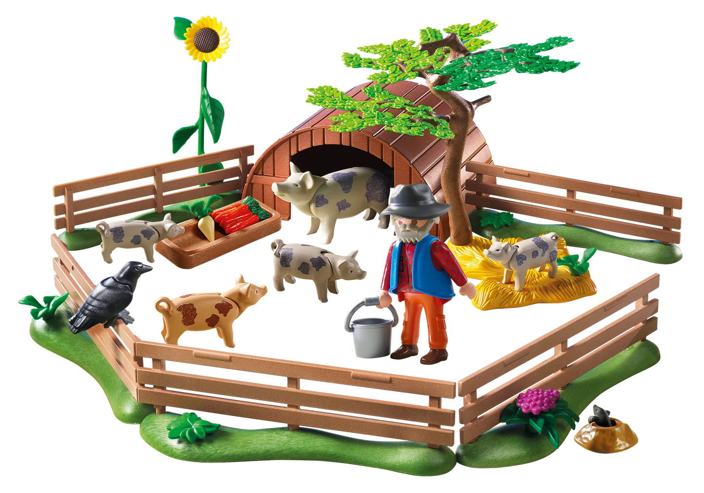 Playmobil 5122 Sammlerstück Fleckschweine im Gehege - plegobil