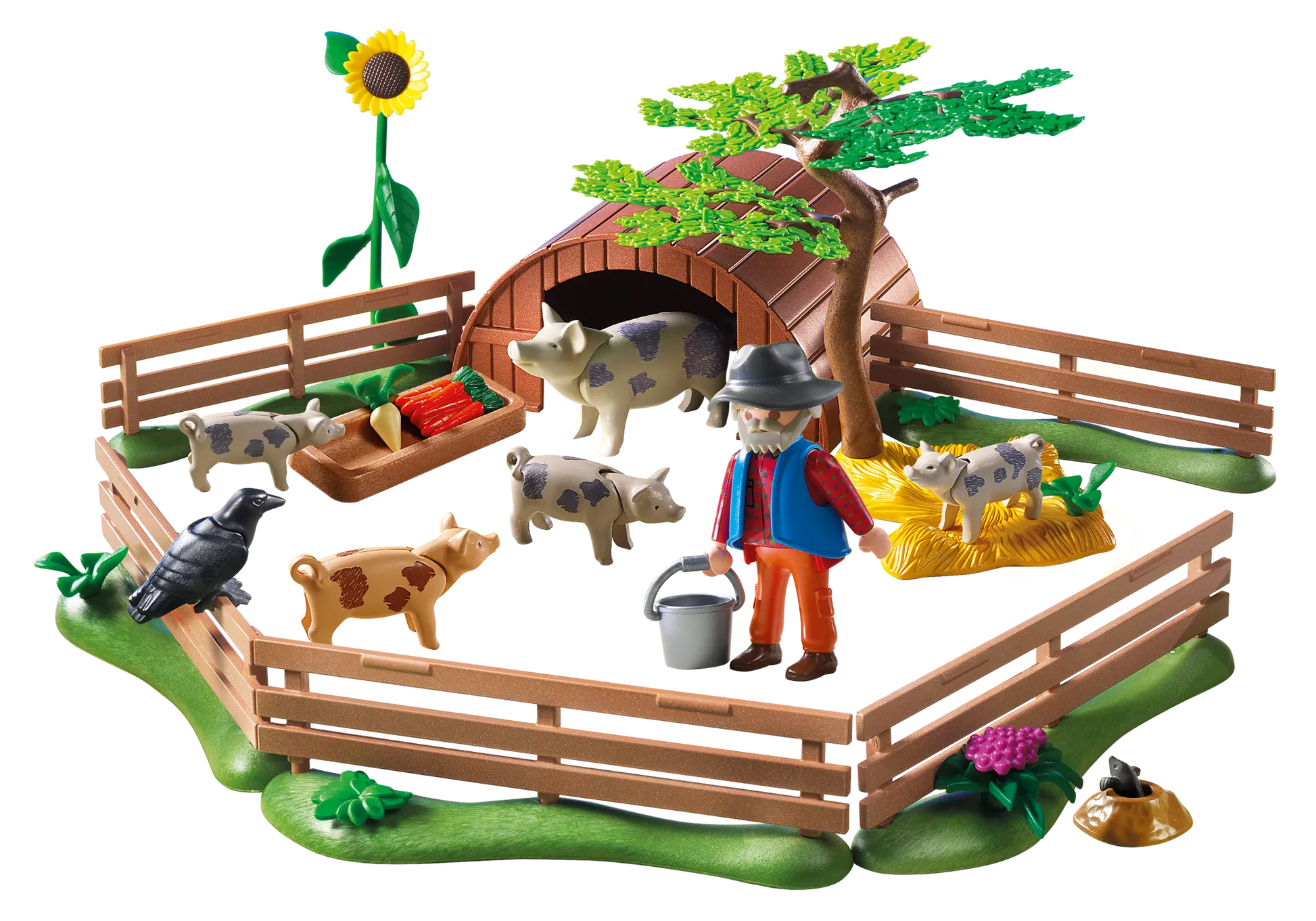 Playmobil 5122 Sammlerstück Fleckschweine im Gehege - plegobil
