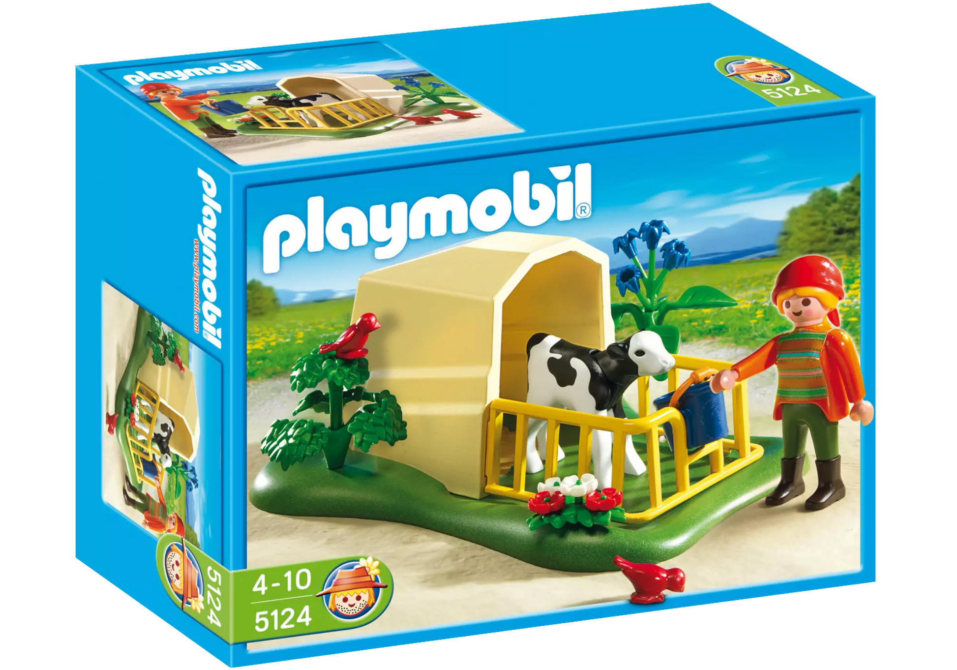 Playmobil 5124 Sammlerstück Country Kälbchen-Aufzucht - plegobil