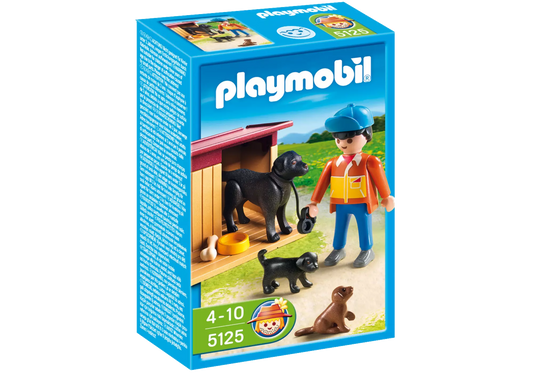 Playmobil 5125 Sammlerstück Country Hofhund mit Welpen - plegobil