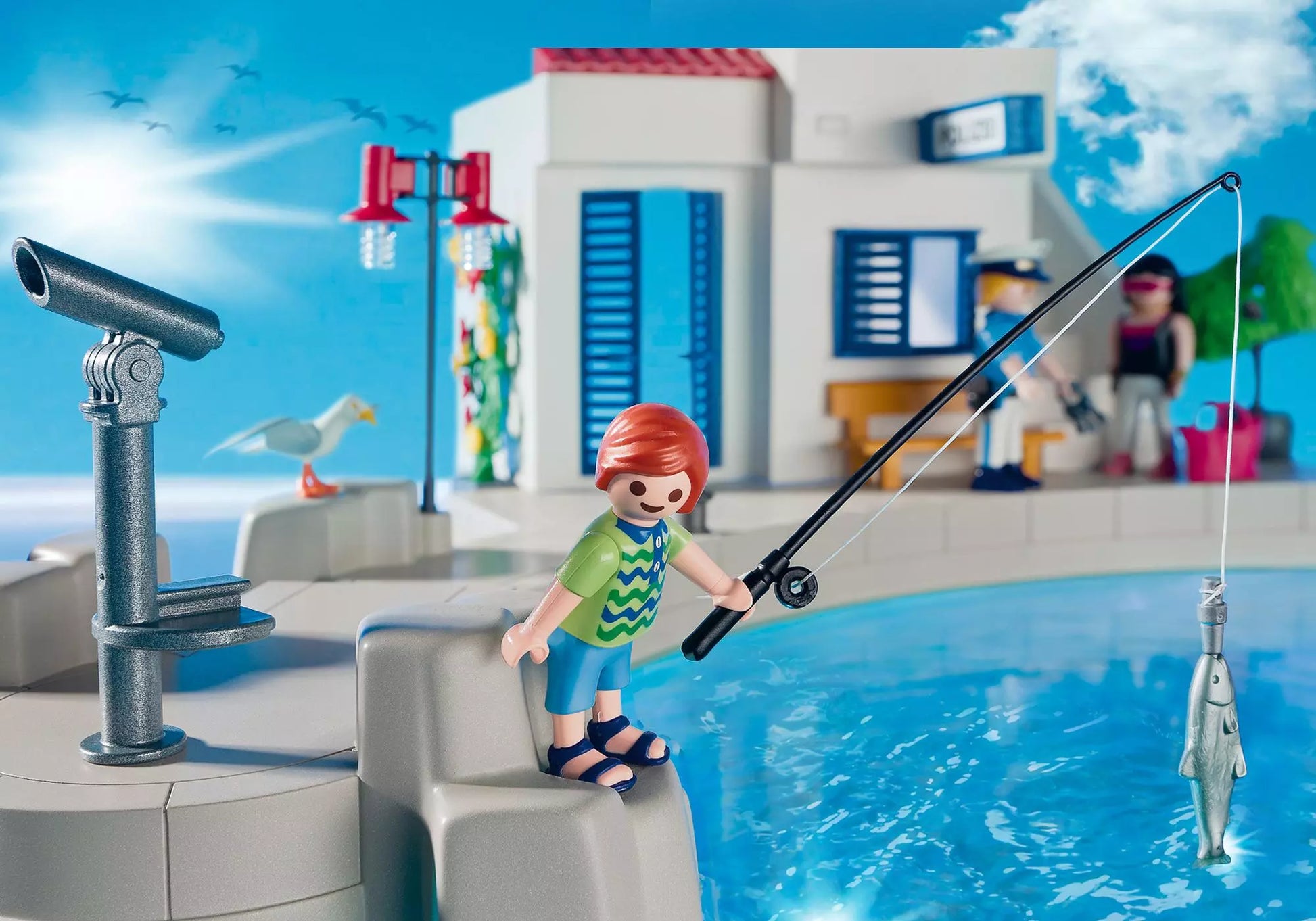 Playmobil 5128 Sammlerstück Hafenpolizei mit Schnellboot - plegobil
