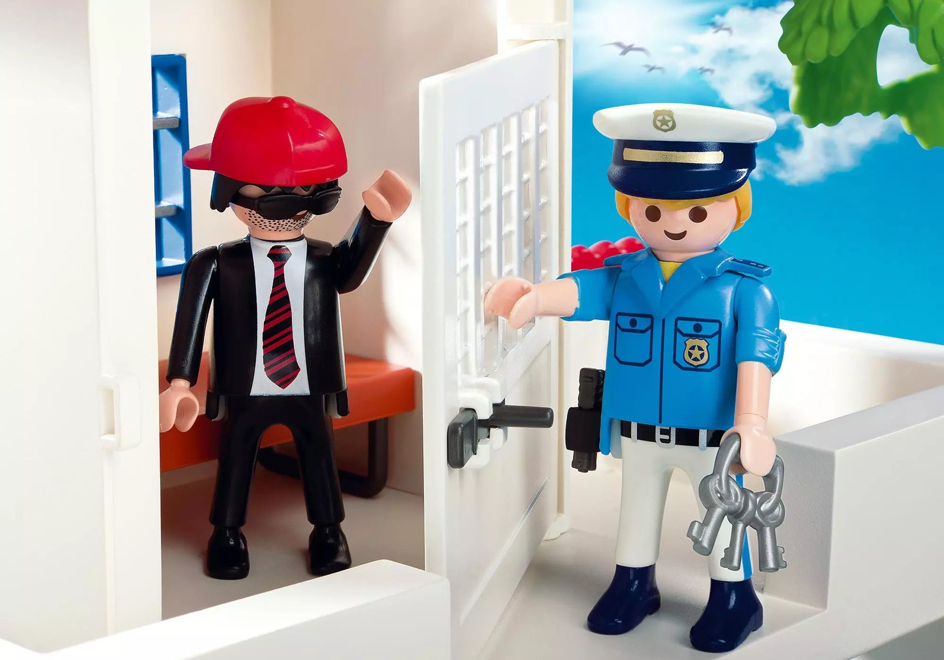 Playmobil 5128 Sammlerstück Hafenpolizei mit Schnellboot - plegobil