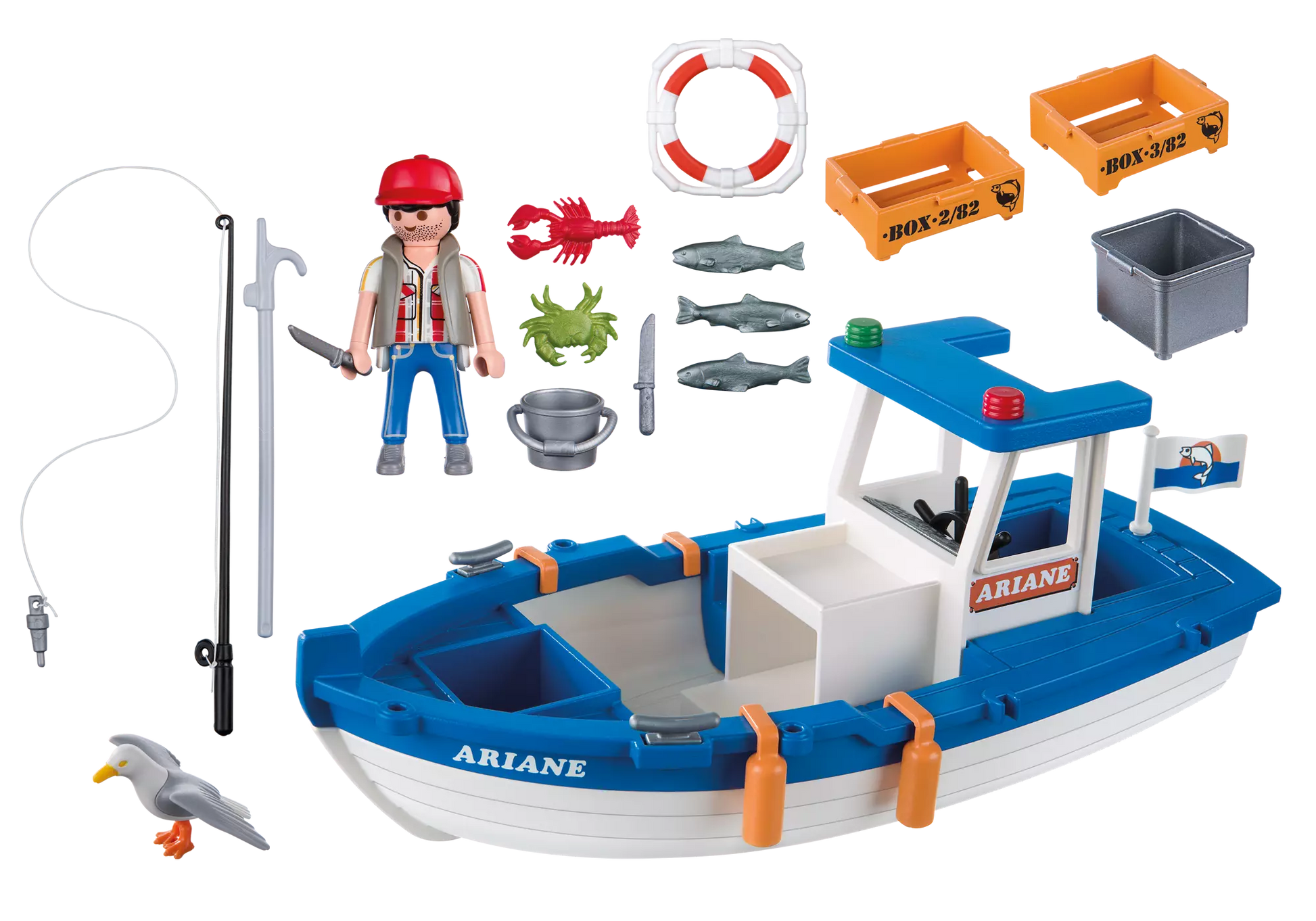Playmobil 5131 Fischkutter - plegobil