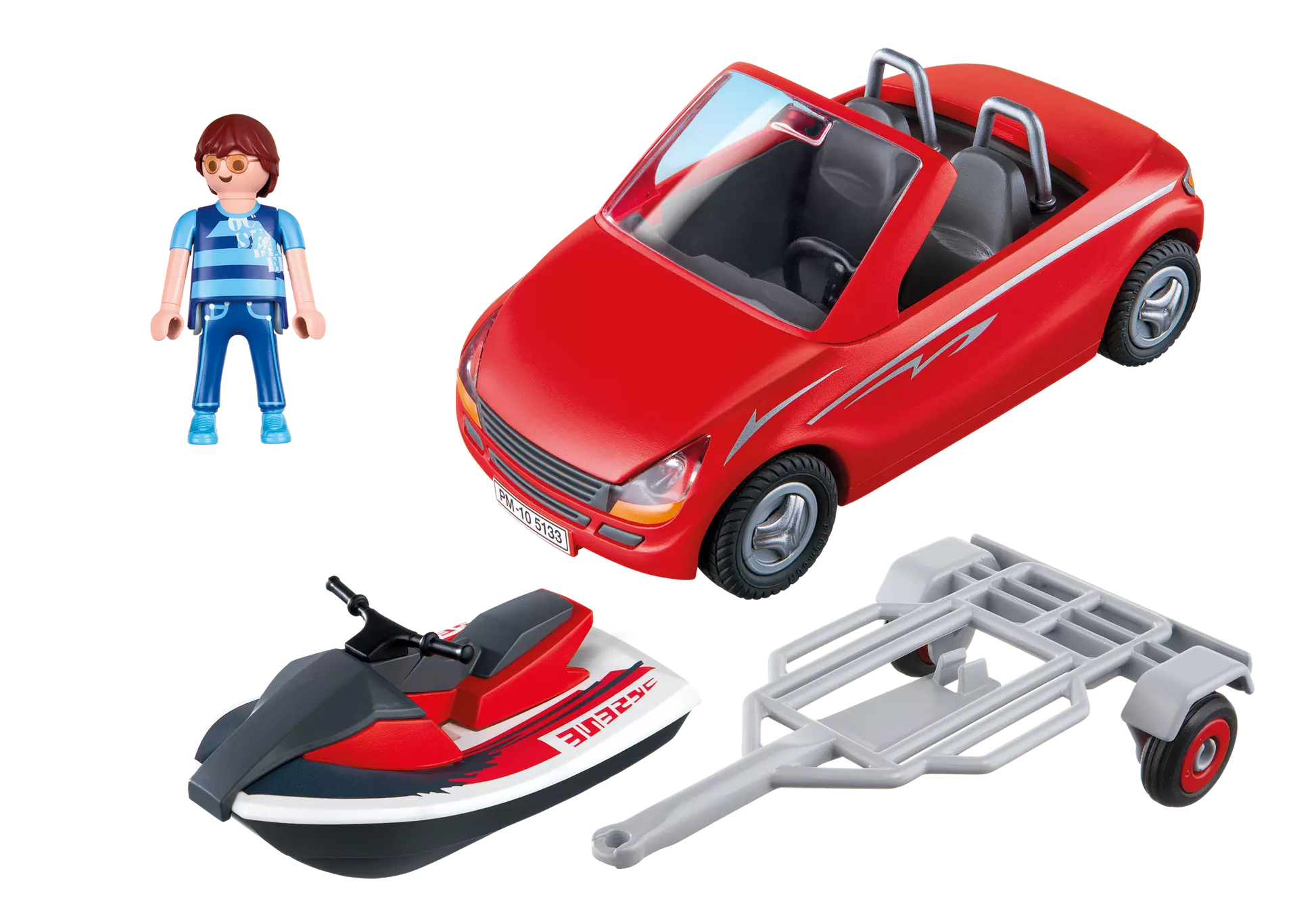 Playmobil 5133 Sammlerstück Summer Fun Roadster mit Jetski - plegobil