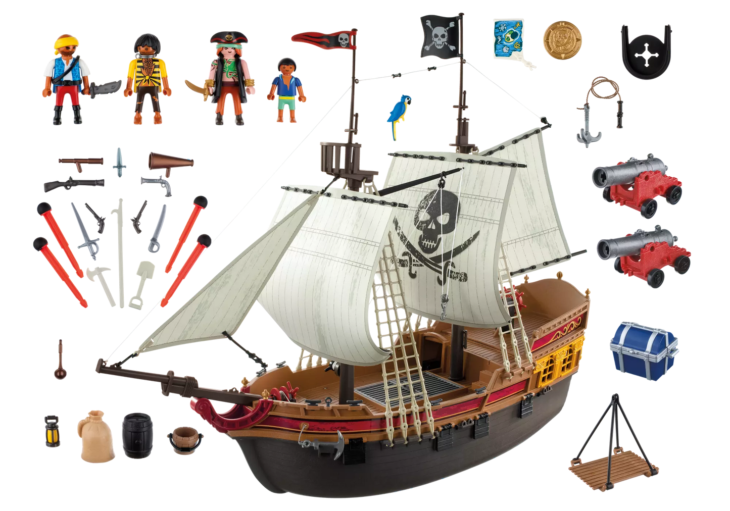 Playmobil 5135 Sammlerstück Pirates Piraten-Beuteschiff - plegobil