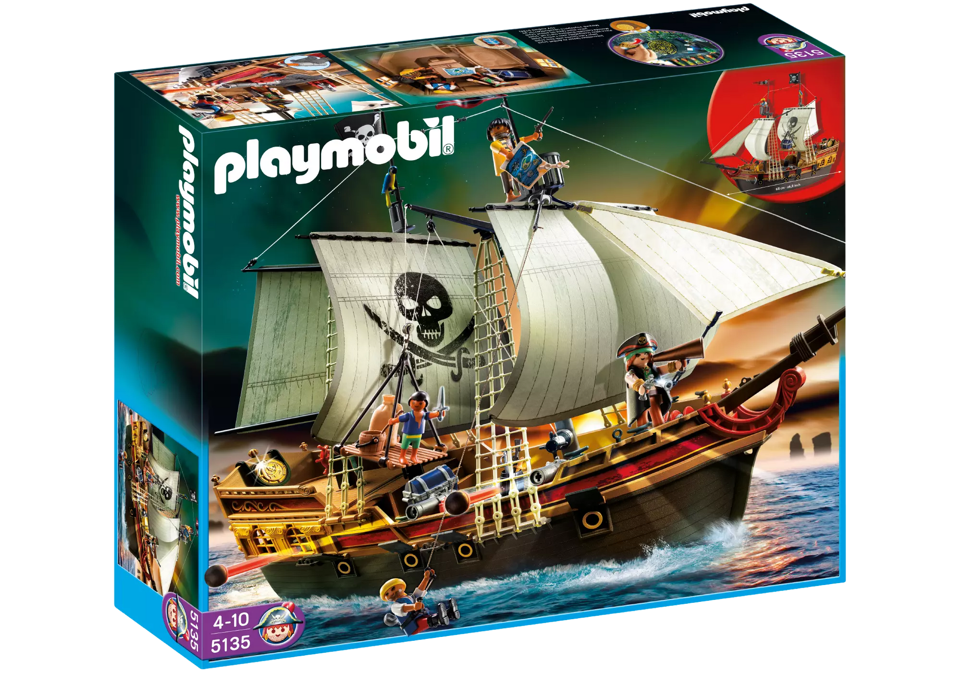 Playmobil 5135 Sammlerstück Pirates Piraten-Beuteschiff - plegobil