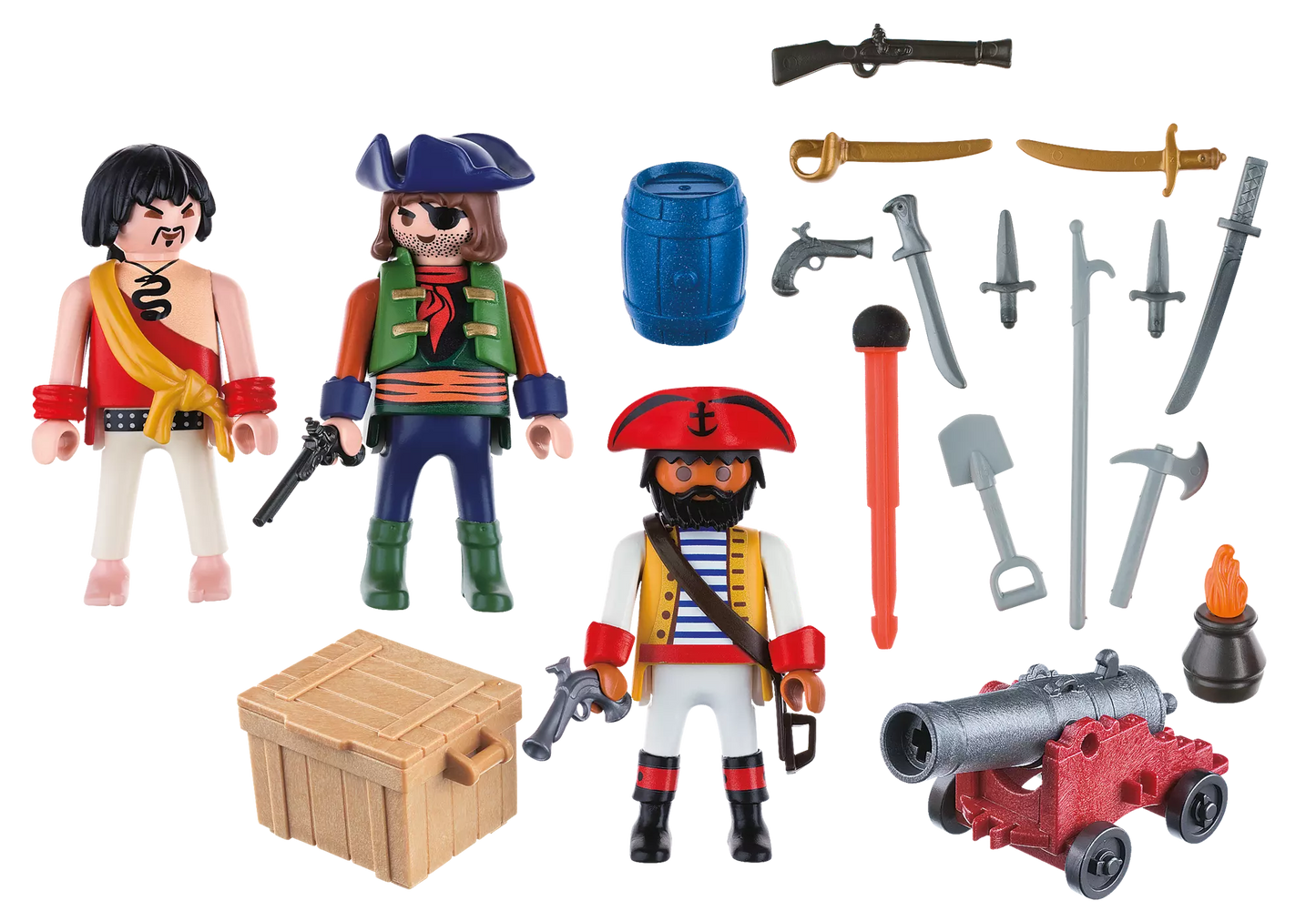 Playmobil 5136 Sammlerstück Pirates Piratenkommando mit Waffenarsenal - plegobil