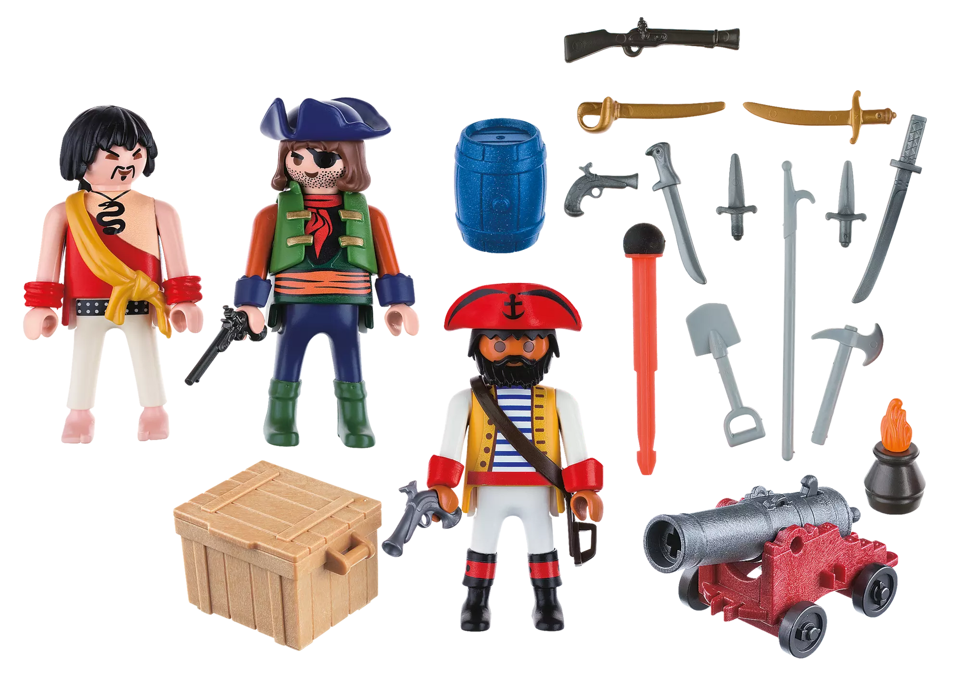 Playmobil 5136 Sammlerstück Pirates Piratenkommando mit Waffenarsenal - plegobil