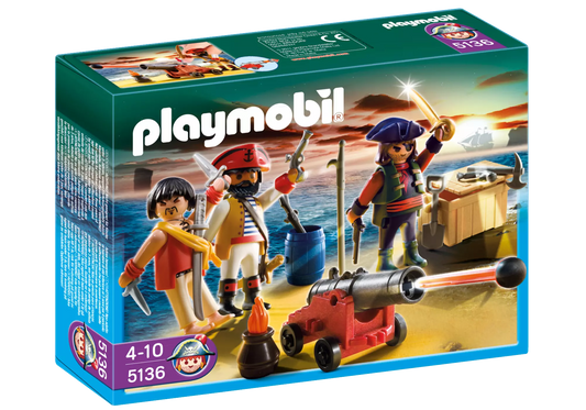 Playmobil 5136 Sammlerstück Pirates Piratenkommando mit Waffenarsenal - plegobil