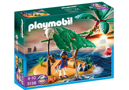 Playmobil 5138 Sammlerstück Schiffbrüchiger auf Palmeninsel - plegobil