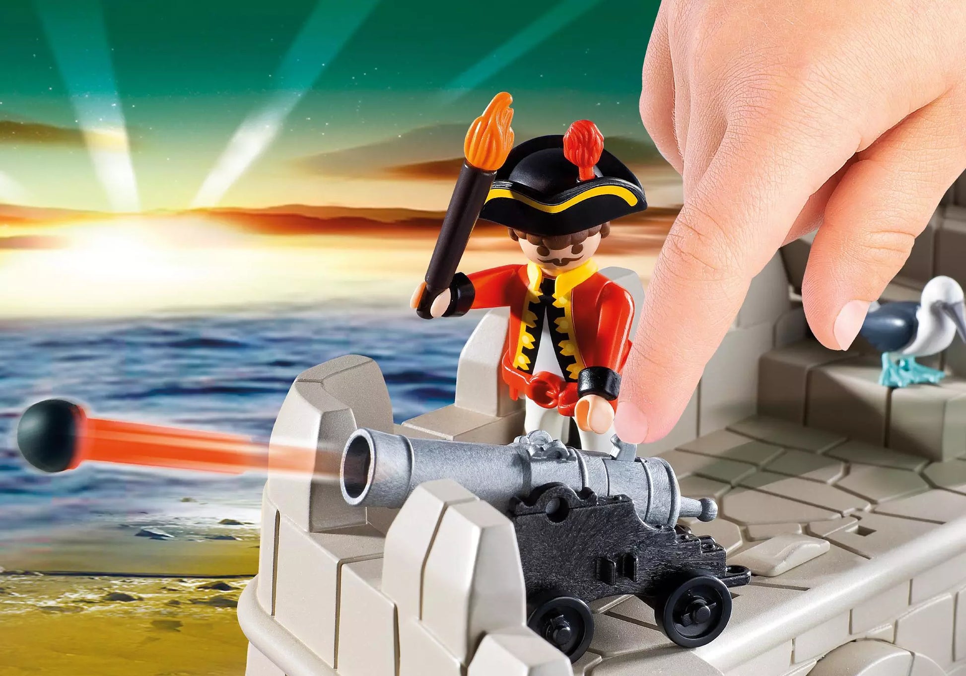 Playmobil 5139 Sammlerstück Pirates Soldatenfestung mit Schatzverlies - plegobil