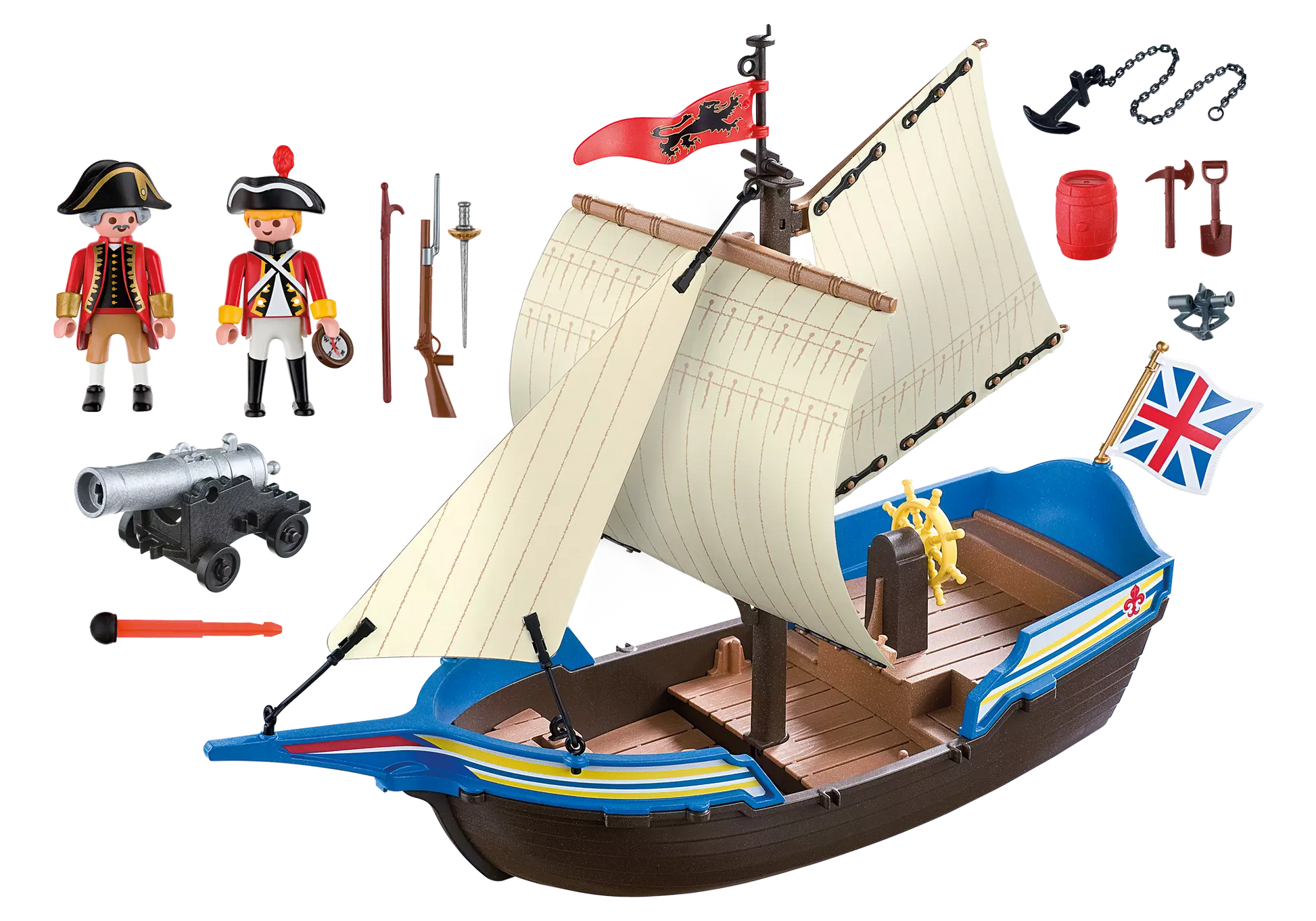 Playmobil 5140 Sammlerstück Rotrock-Kanonensegler - plegobil