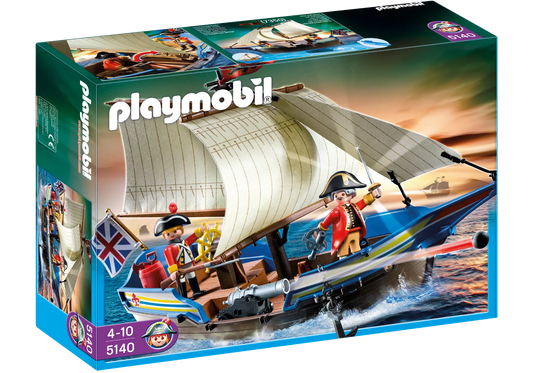 Playmobil 5140 Sammlerstück Rotrock-Kanonensegler - plegobil
