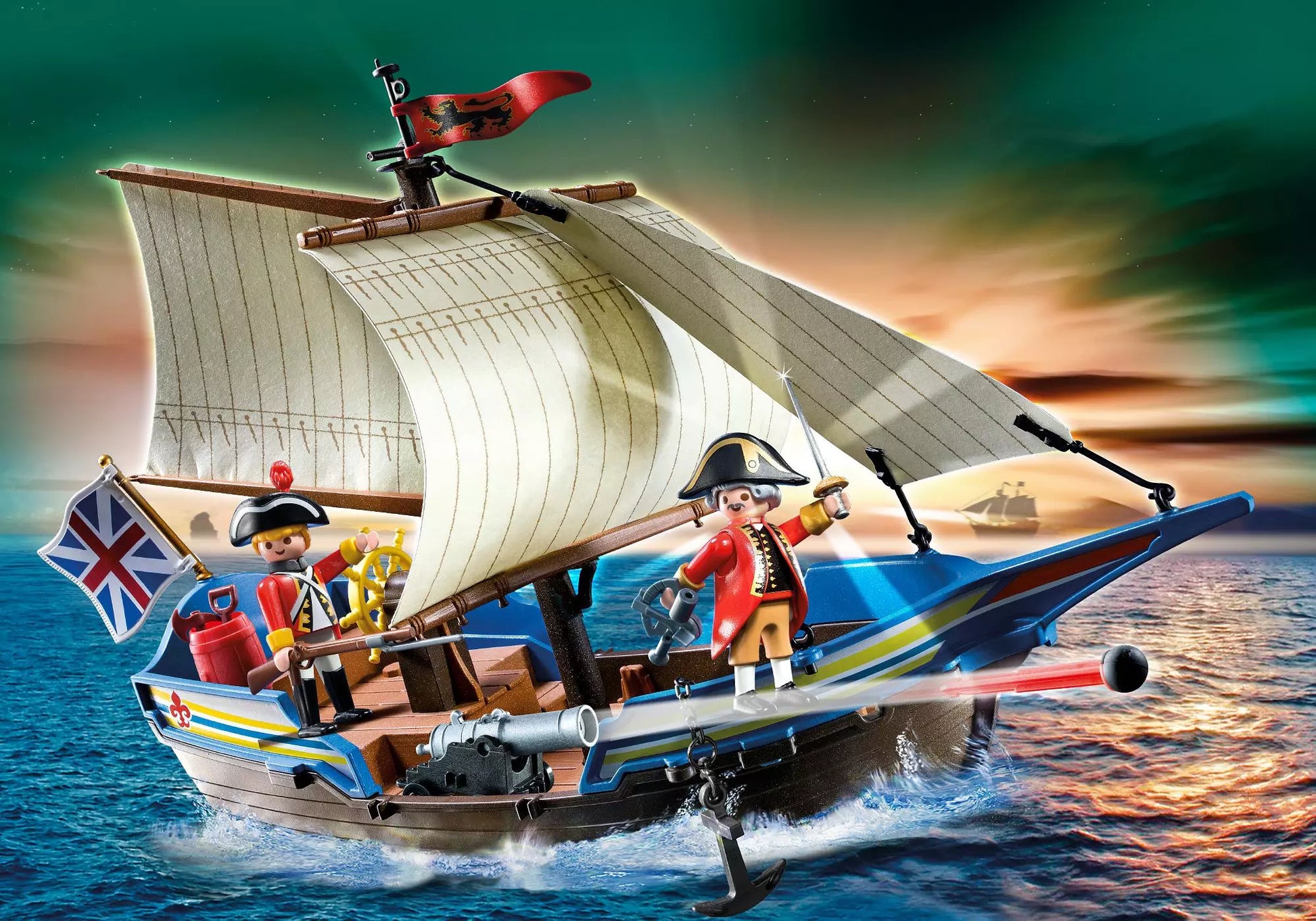 Playmobil 5140 Sammlerstück Rotrock-Kanonensegler - plegobil