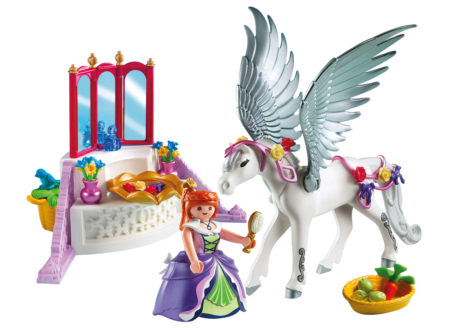 Playmobil 5144 Sammlerstück Princess Pegasus mit Schmück-Ecke - plegobil