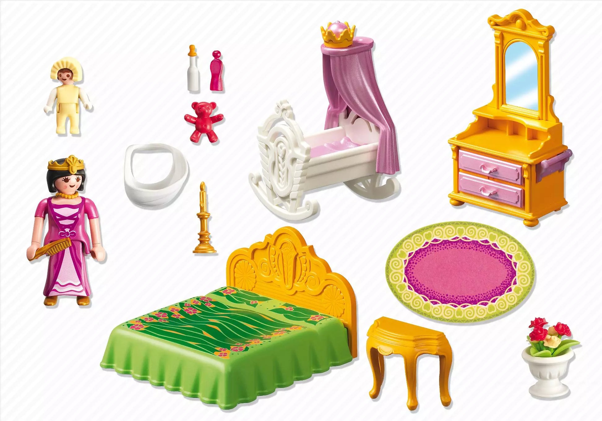 Playmobil 5146 Sammlerstück Princess Schlafgemach mit Babywiege - plegobil