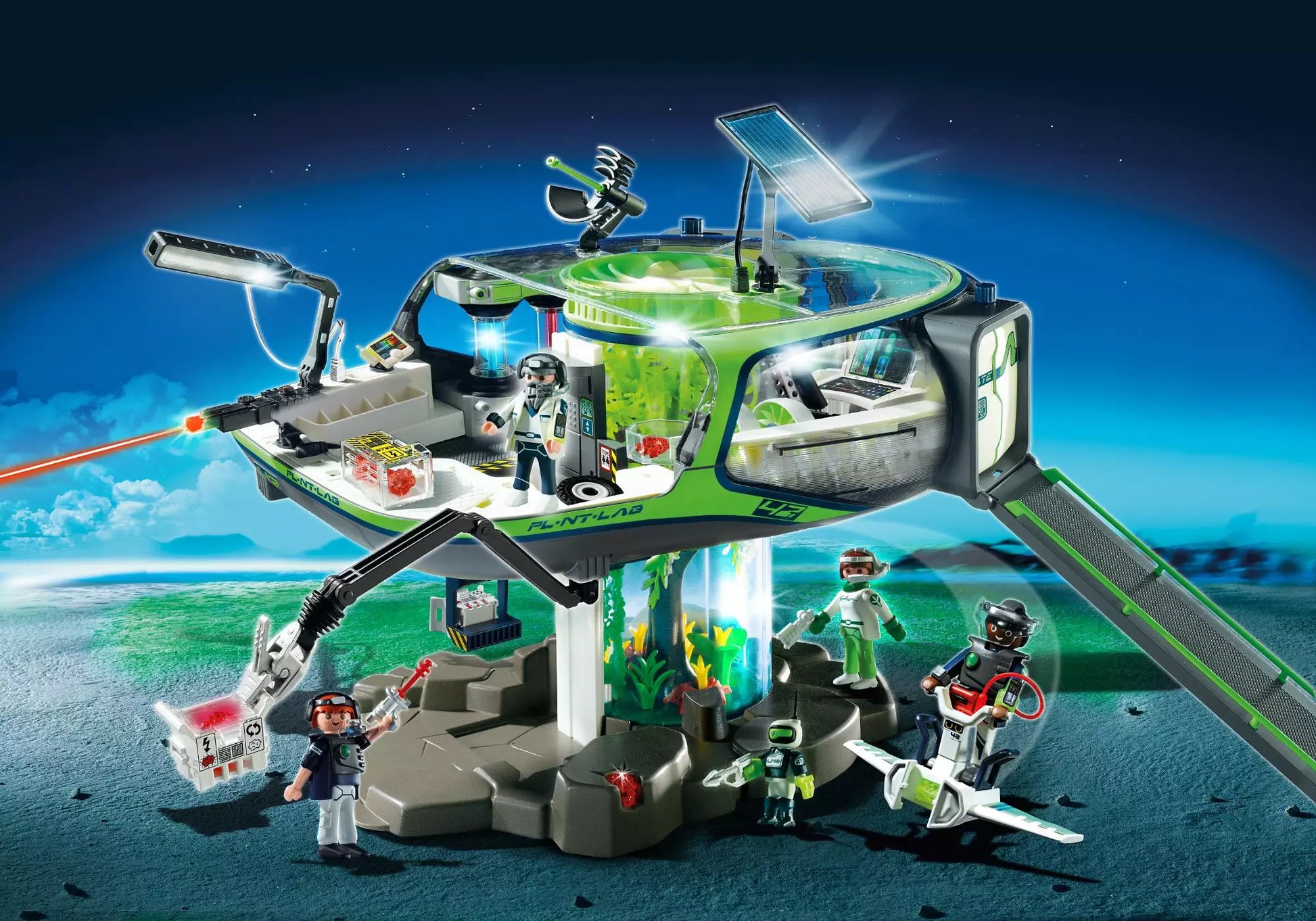 Playmobil 5149 Sammlerstück Future Planet E-Rangers Future Base - plegobil