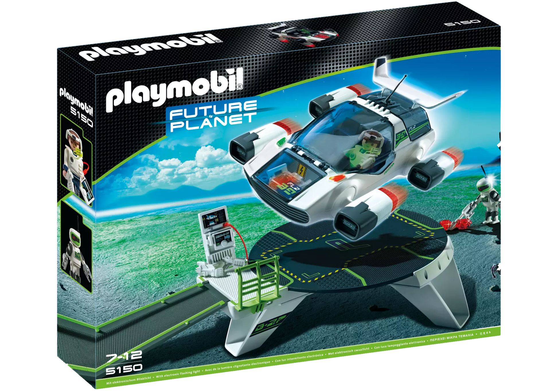 Playmobil 5150 Sammlerstück Future Planet E-Rangers Turbojet mit Startstation - plegobil