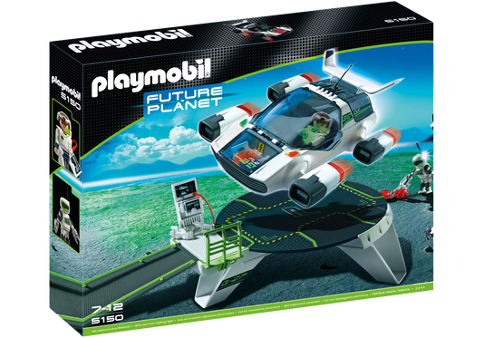 Playmobil 5150 Sammlerstück Future Planet E-Rangers Turbojet mit Startstation - plegobil
