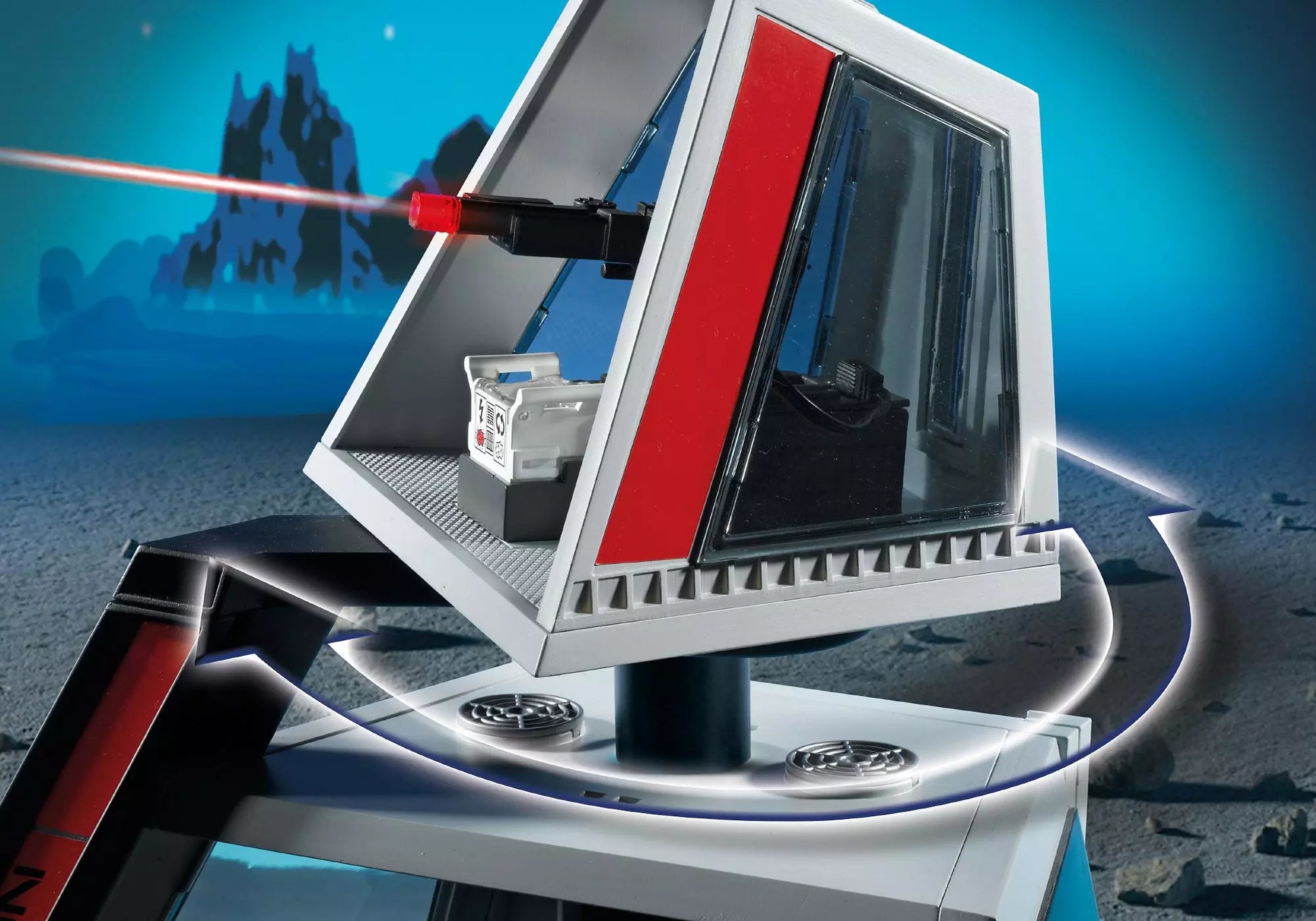 Playmobil 5153 Sammlerstück Future Planet Darksters Tower Station - plegobil