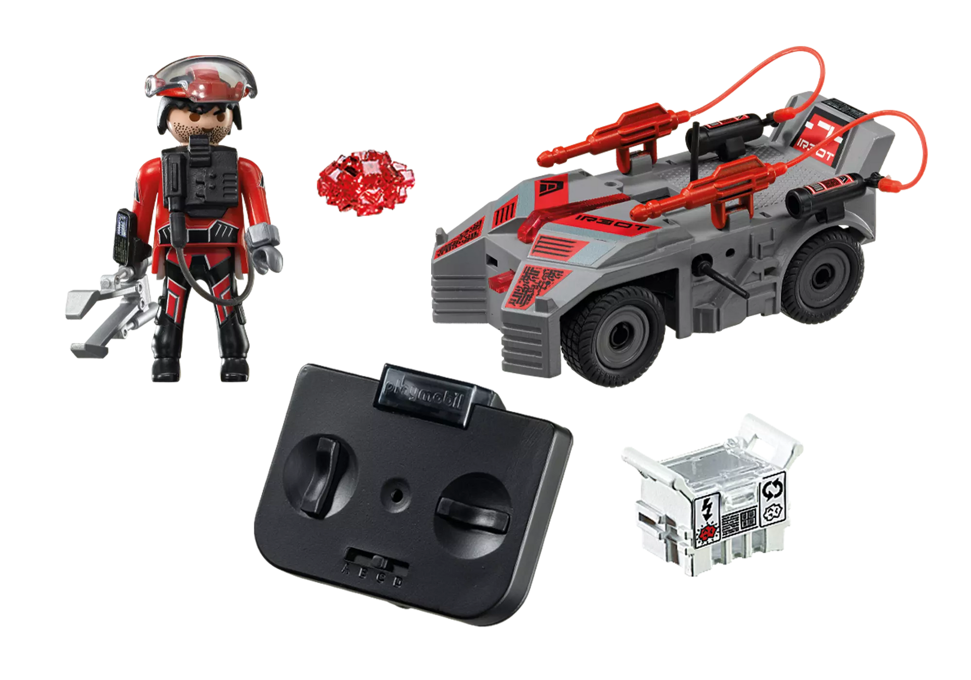 Playmobil 5156 Sammlerstück Future Planet Stealer mit KO-Leuchtkanone, IR-ferngesteuert - plegobil