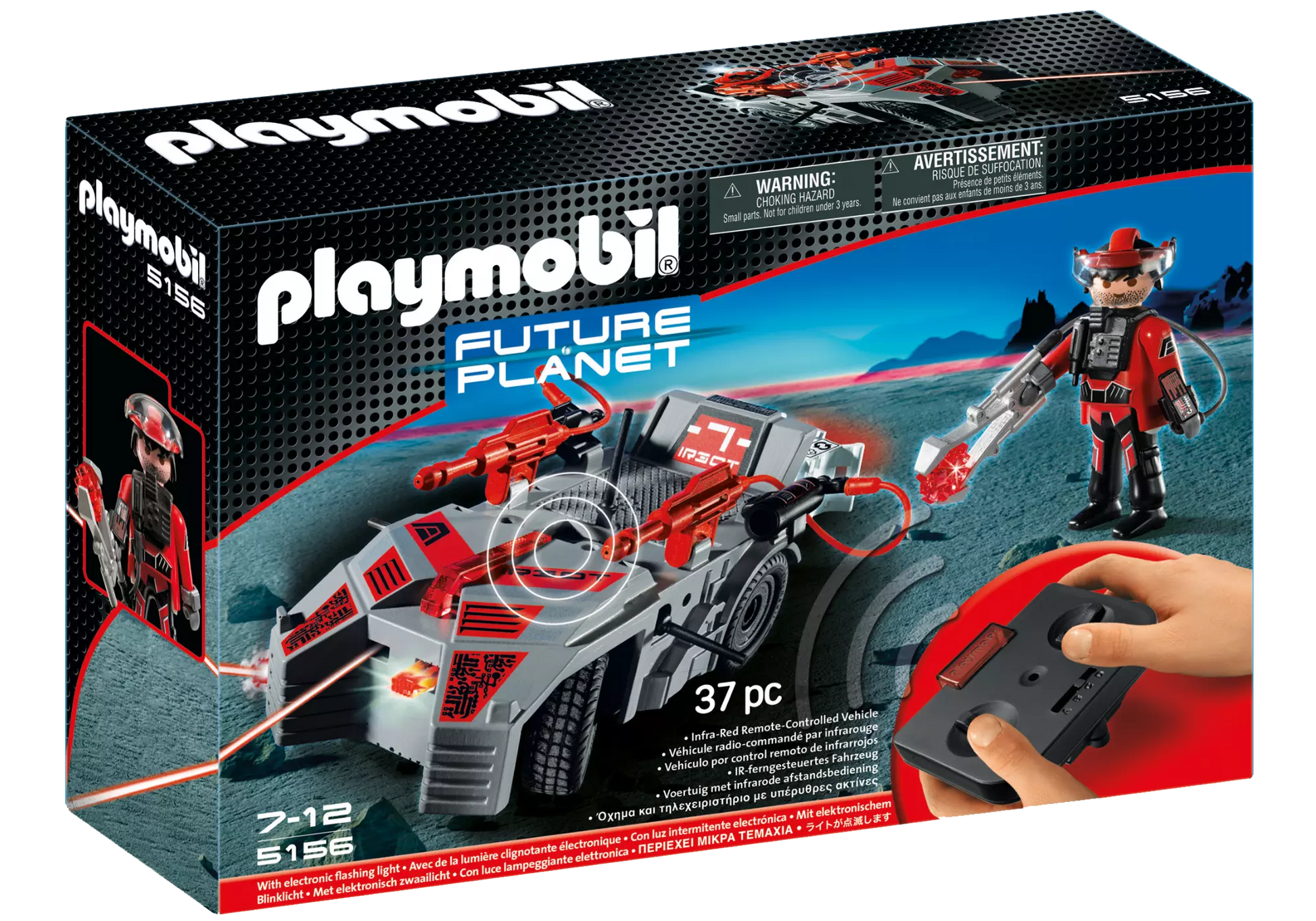 Playmobil 5156 Sammlerstück Future Planet Stealer mit KO-Leuchtkanone, IR-ferngesteuert - plegobil