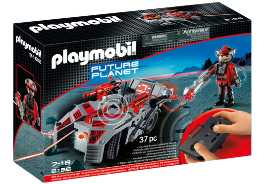 Playmobil 5156 Sammlerstück Future Planet Stealer mit KO-Leuchtkanone, IR-ferngesteuert - plegobil
