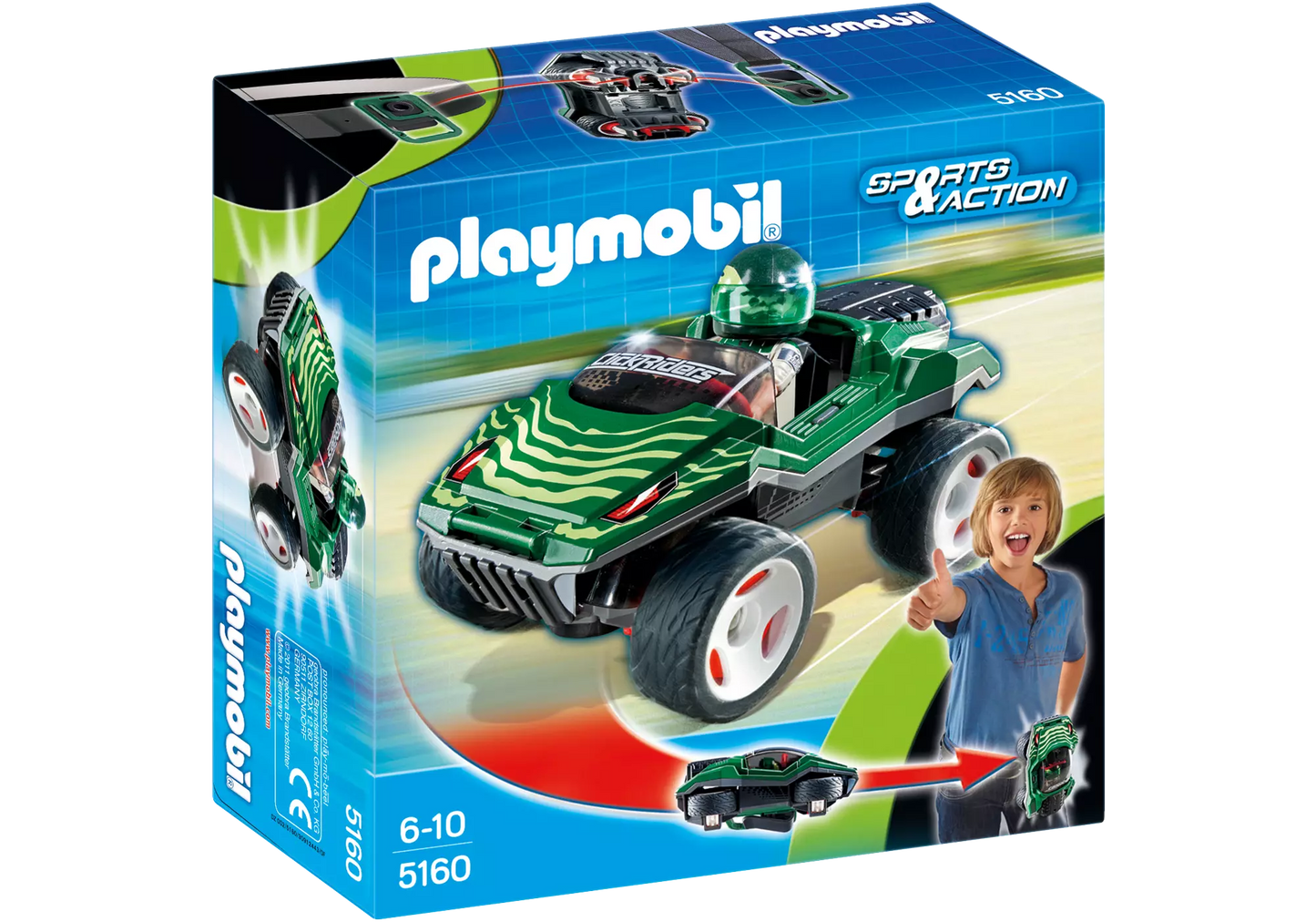 Playmobil 5160 Sammlerstück Sports & Action Click & Go Snake Racer - plegobil