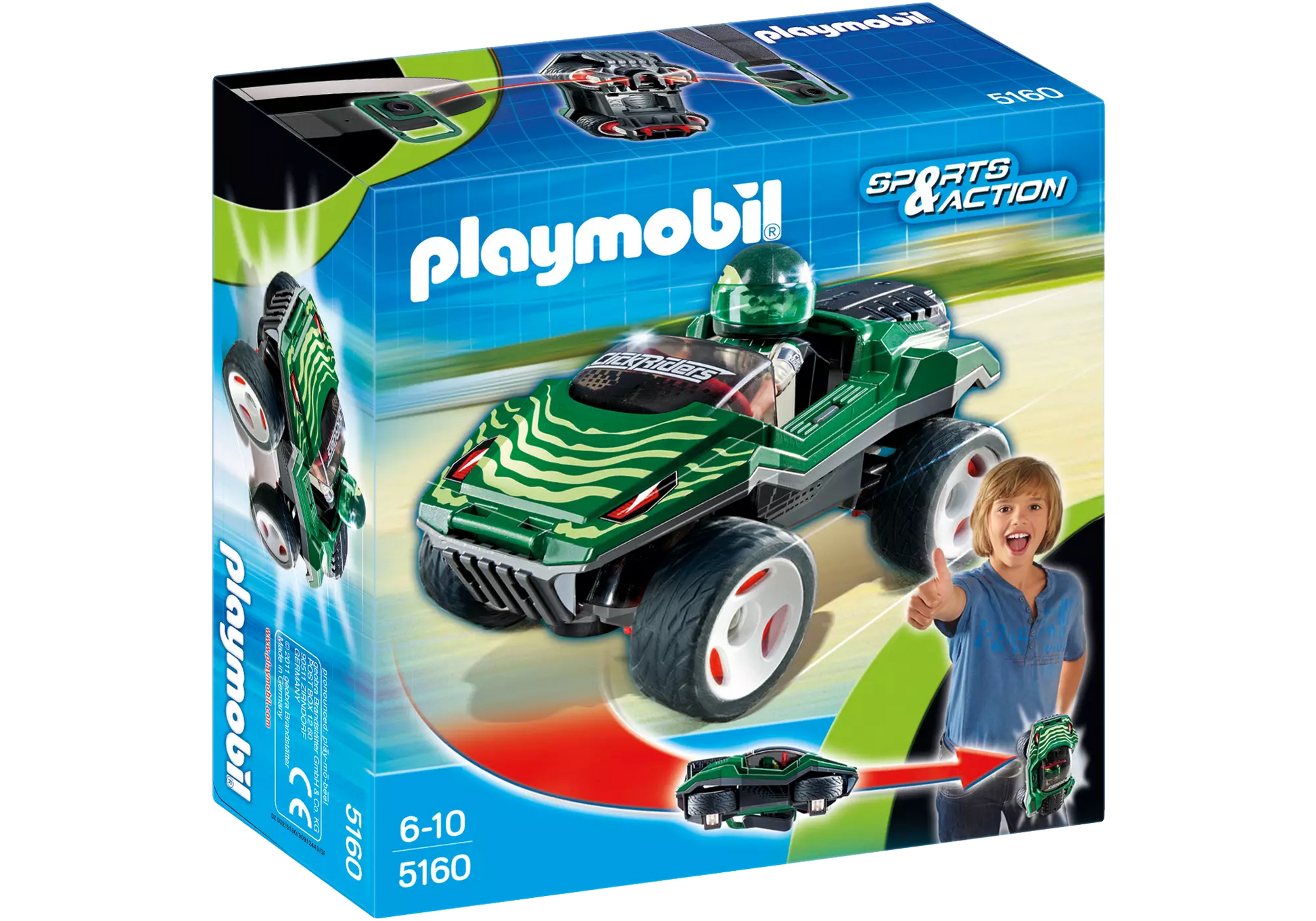 Playmobil 5160 Sammlerstück Sports & Action Click & Go Snake Racer - plegobil