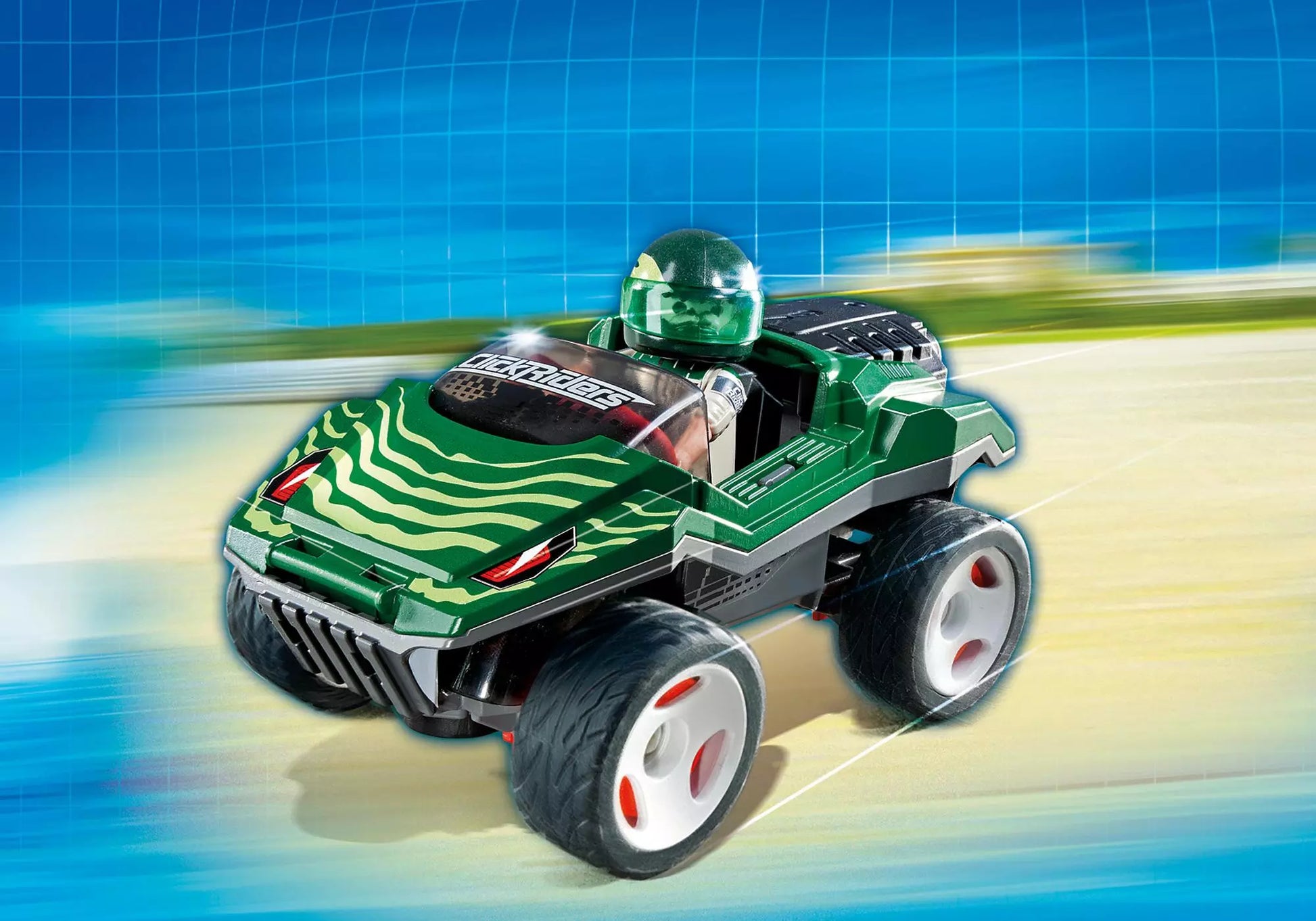 Playmobil 5160 Sammlerstück Sports & Action Click & Go Snake Racer - plegobil