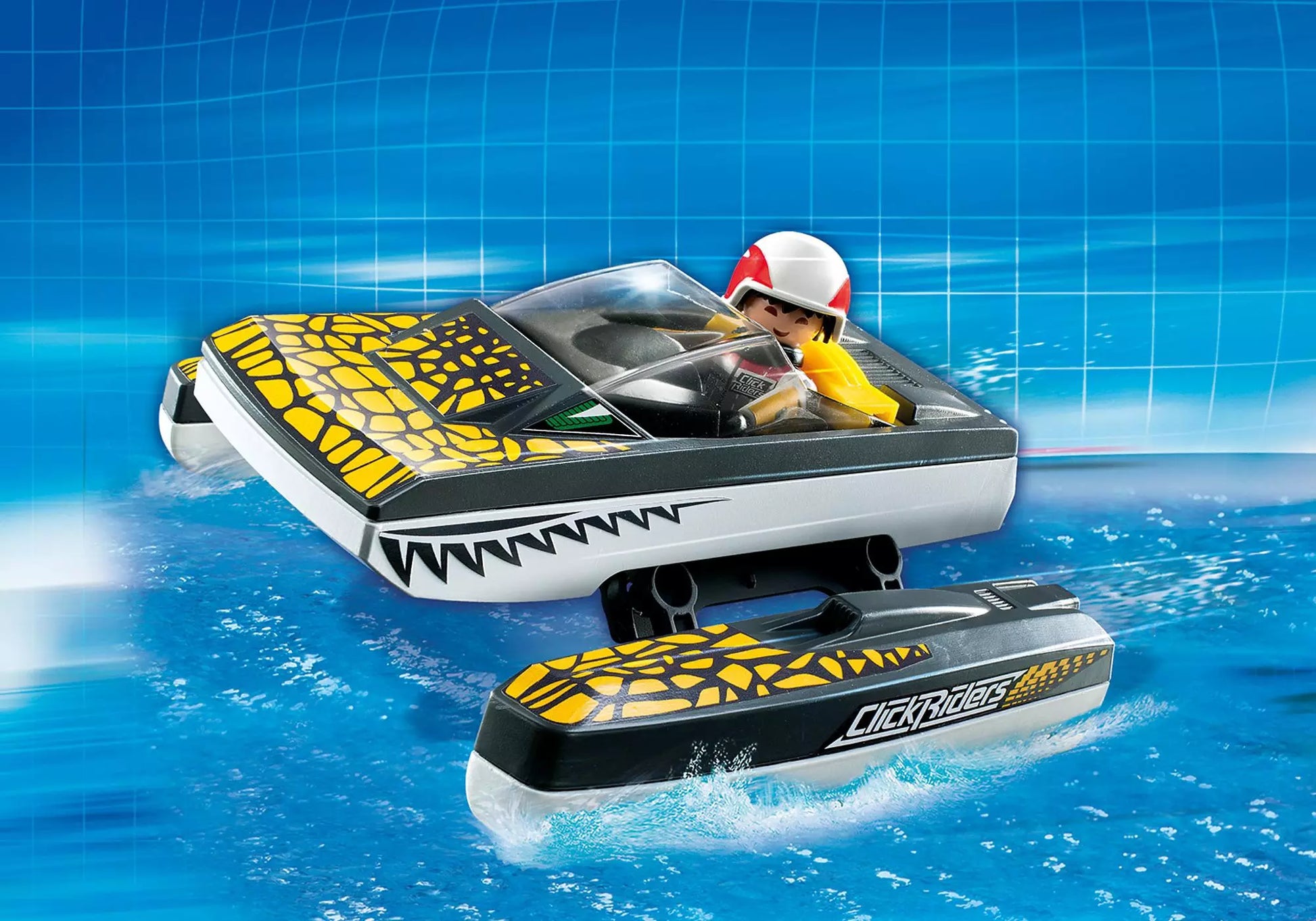 Playmobil 5161 Sammlerstück Sports & Action Click & Go Croc Speeder - plegobil