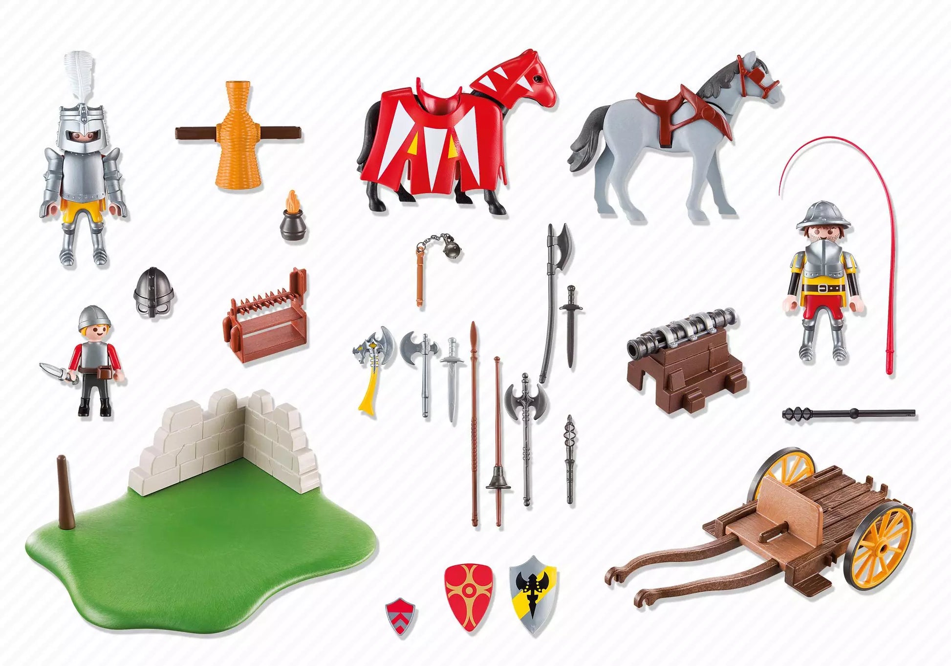 Playmobil 5168 Knights KompaktSet Ritterturnier mit Kanonenwagen (40 Jahre Jubiläumsset) - plegobil