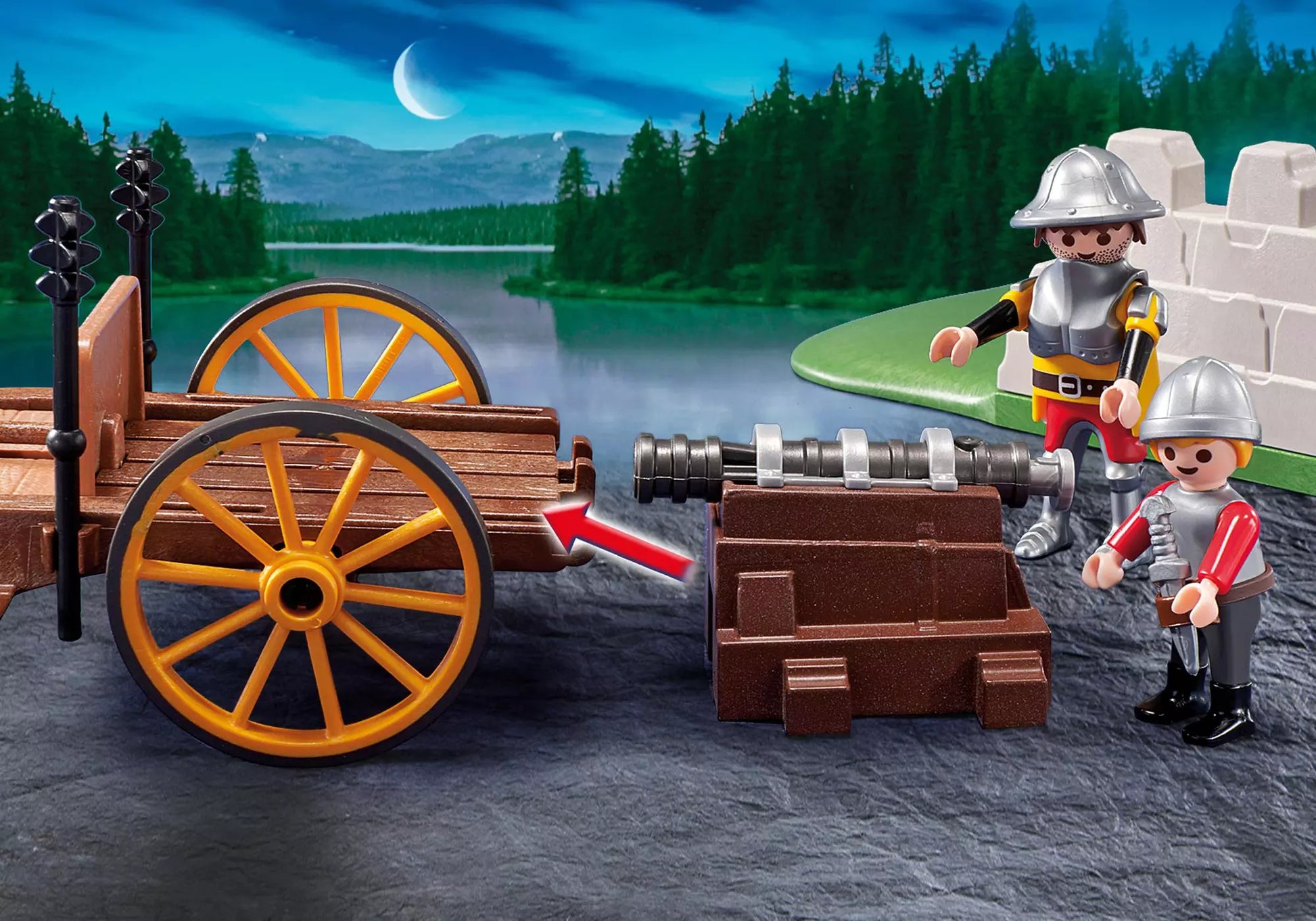 Playmobil 5168 Knights KompaktSet Ritterturnier mit Kanonenwagen (40 Jahre Jubiläumsset) - plegobil