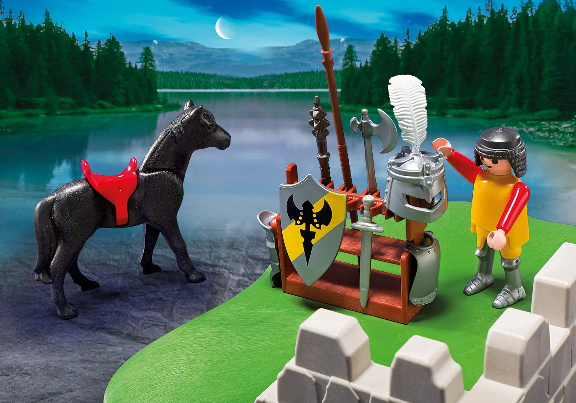 Playmobil 5168 Knights KompaktSet Ritterturnier mit Kanonenwagen (40 Jahre Jubiläumsset) - plegobil