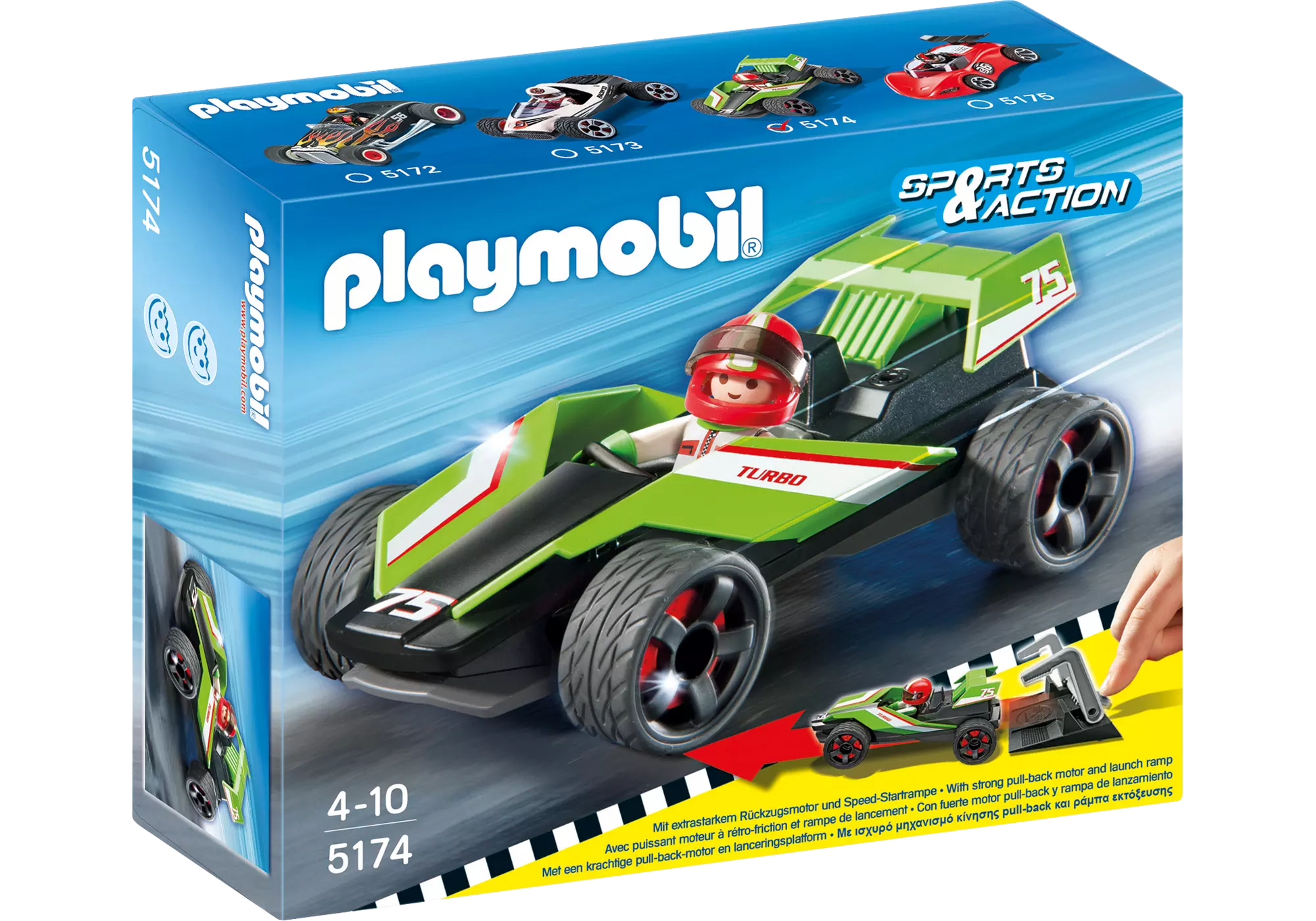 Playmobil 5174 Sports & Action Turbo Racer - plegobil