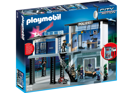 Playmobil 5176 Sammlerstück City Action Polizei-Kommandostation mit Alarmanlage - plegobil