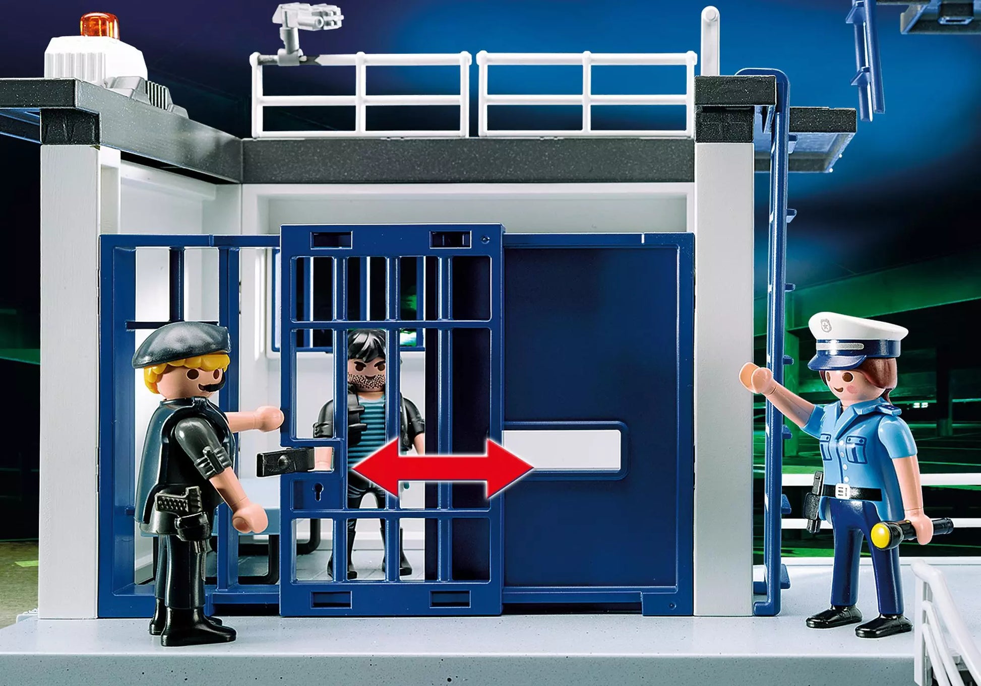 Playmobil 5176 Sammlerstück City Action Polizei-Kommandostation mit Alarmanlage - plegobil