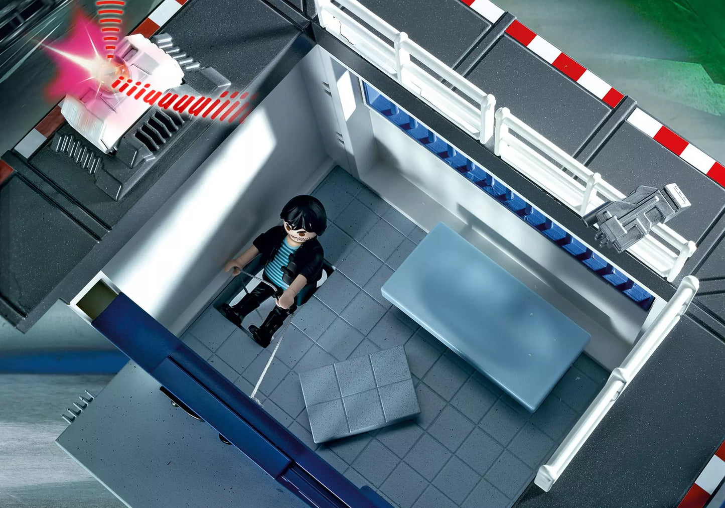 Playmobil 5176 Sammlerstück City Action Polizei-Kommandostation mit Alarmanlage - plegobil