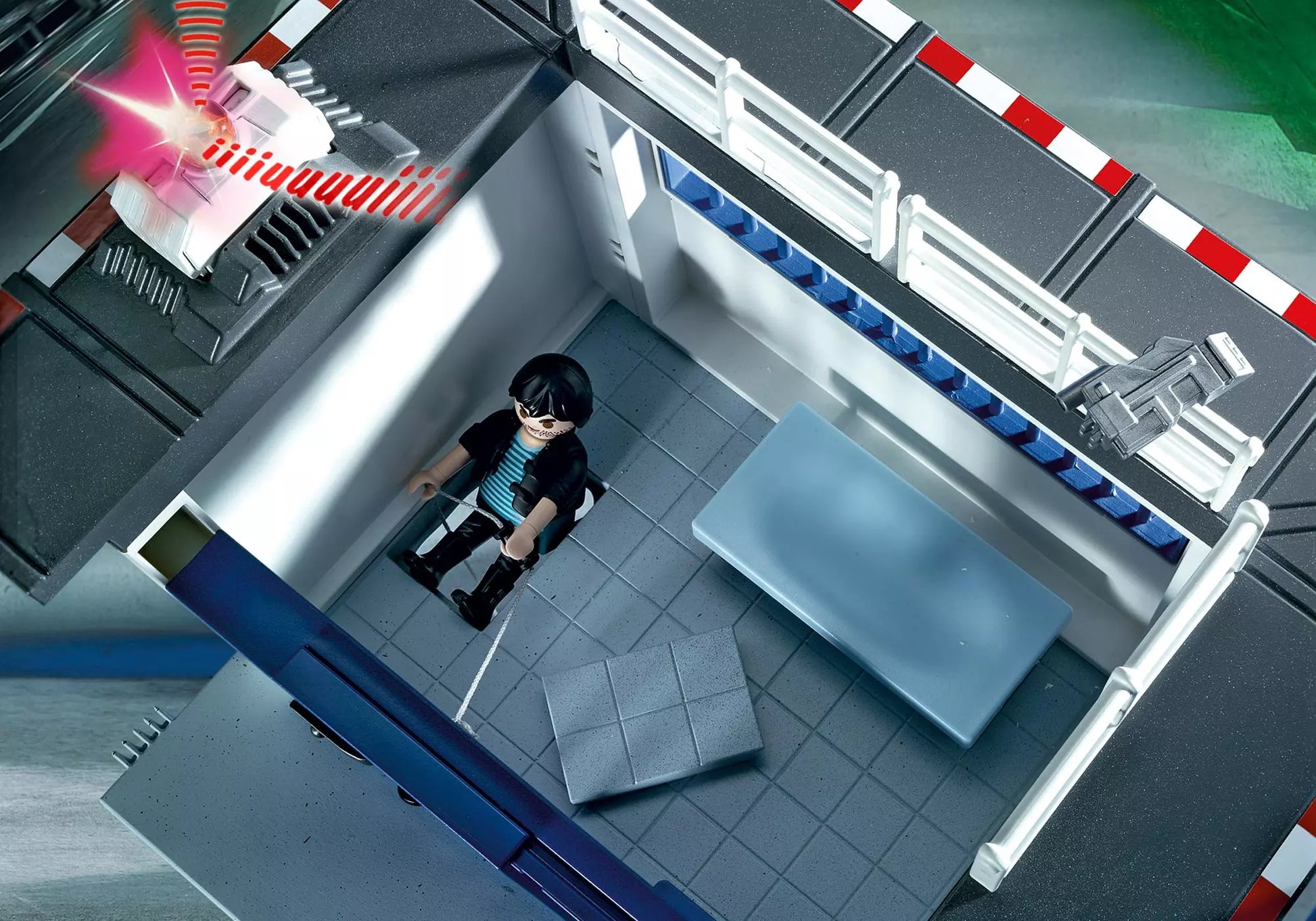 Playmobil 5176 Sammlerstück City Action Polizei-Kommandostation mit Alarmanlage - plegobil