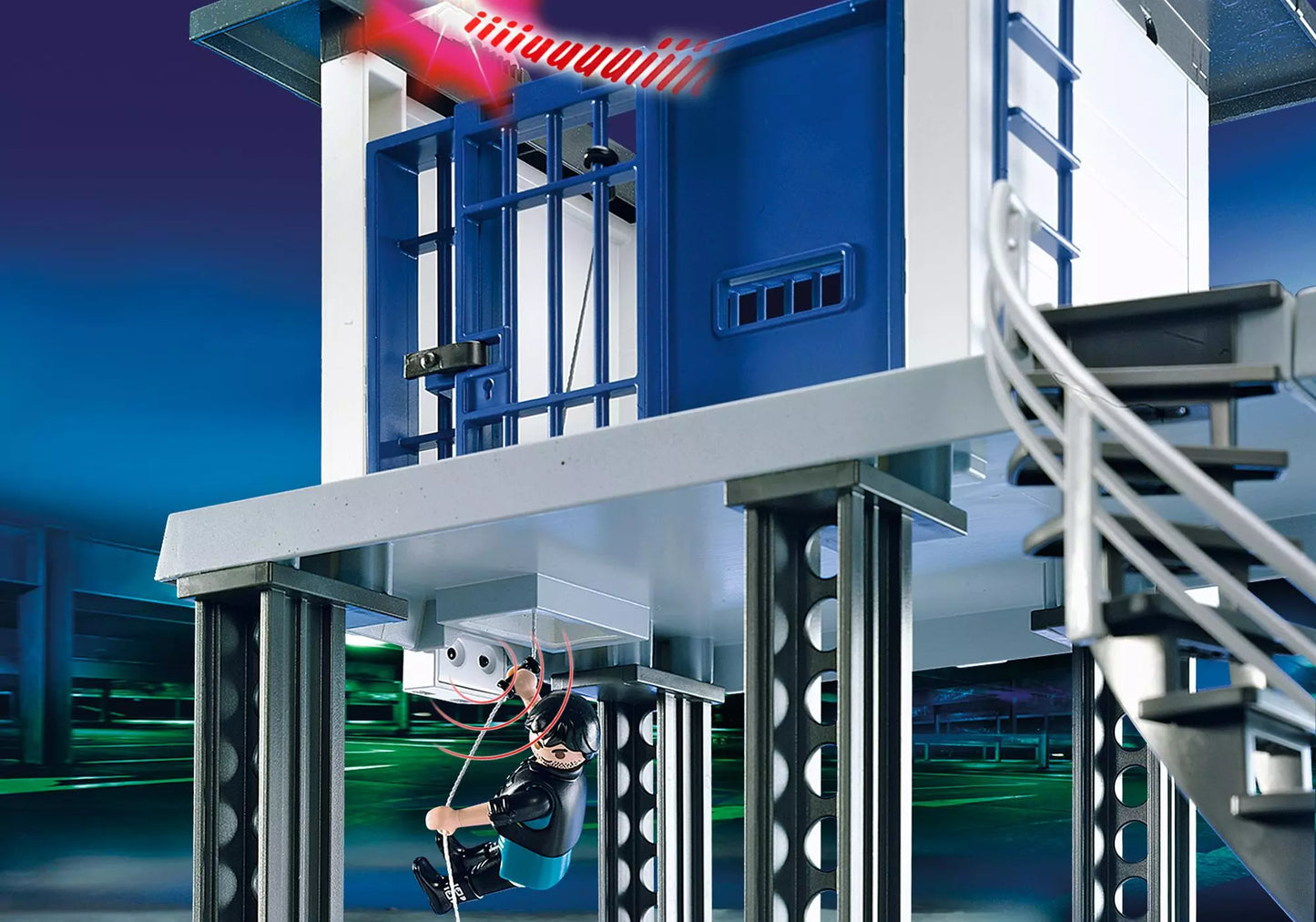 Playmobil 5176 Sammlerstück City Action Polizei-Kommandostation mit Alarmanlage - plegobil