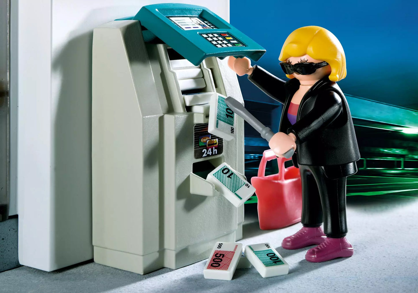 Playmobil 5177 Sammlerstück City Action Polizei Bank mit Geldautomat - plegobil