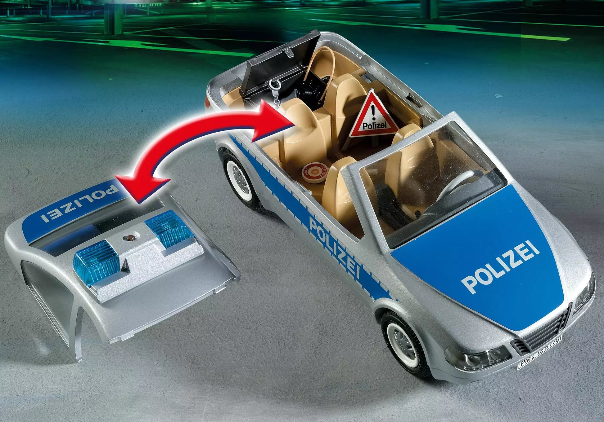 Playmobil 5179 Sammlerstück City Action Polizeifahrzeug mit Blinklicht - plegobil