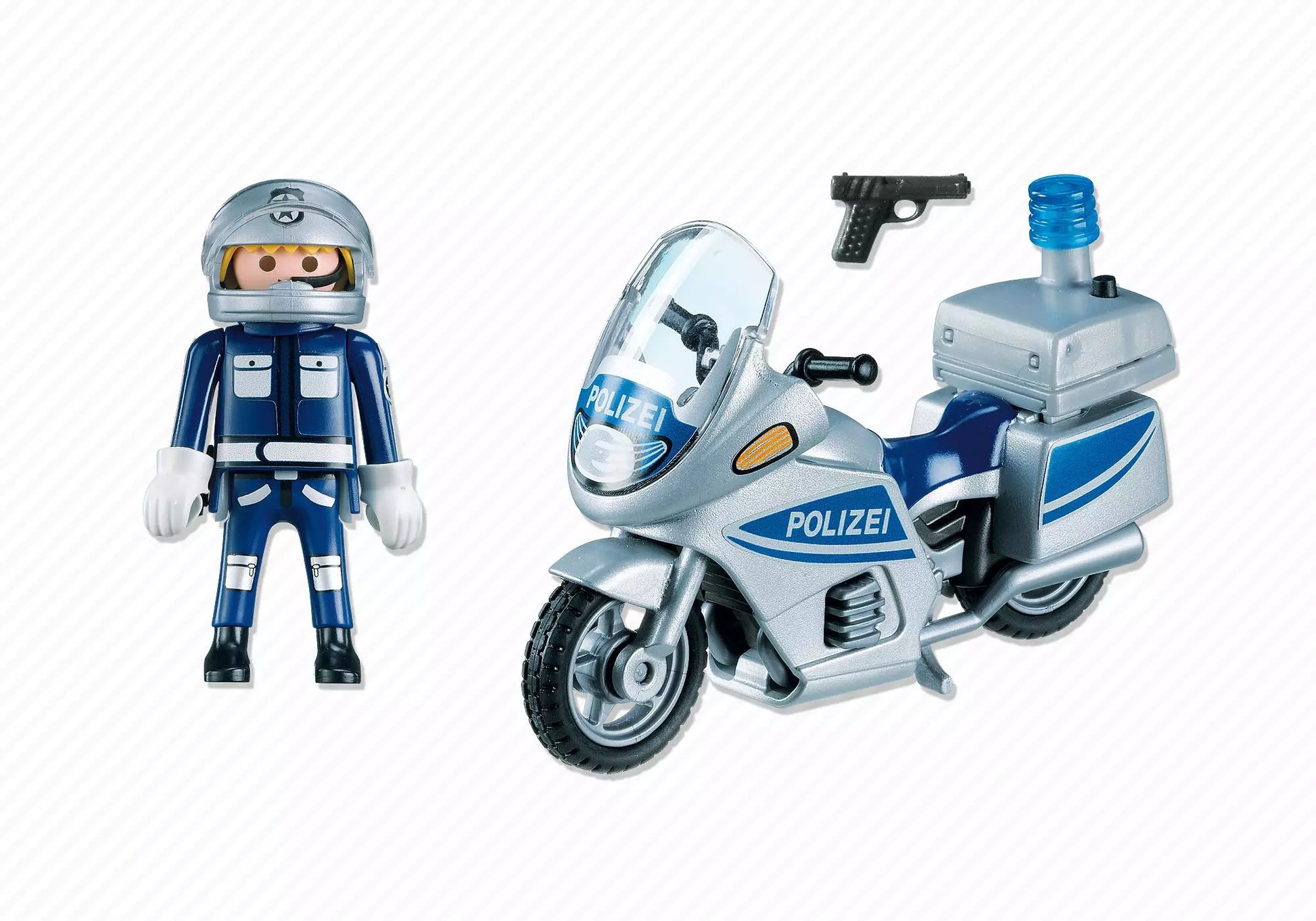 Playmobil 5180 Sammlerstück City Action Polizeimotorrad mit Blinklicht - plegobil