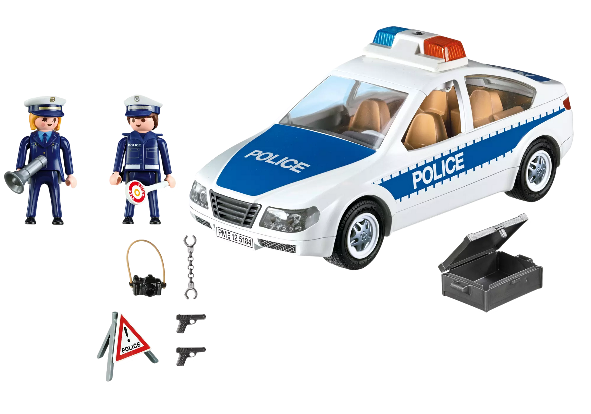 Playmobil 5184 City Action Polizeifahrzeug mit Blinklicht - plegobil