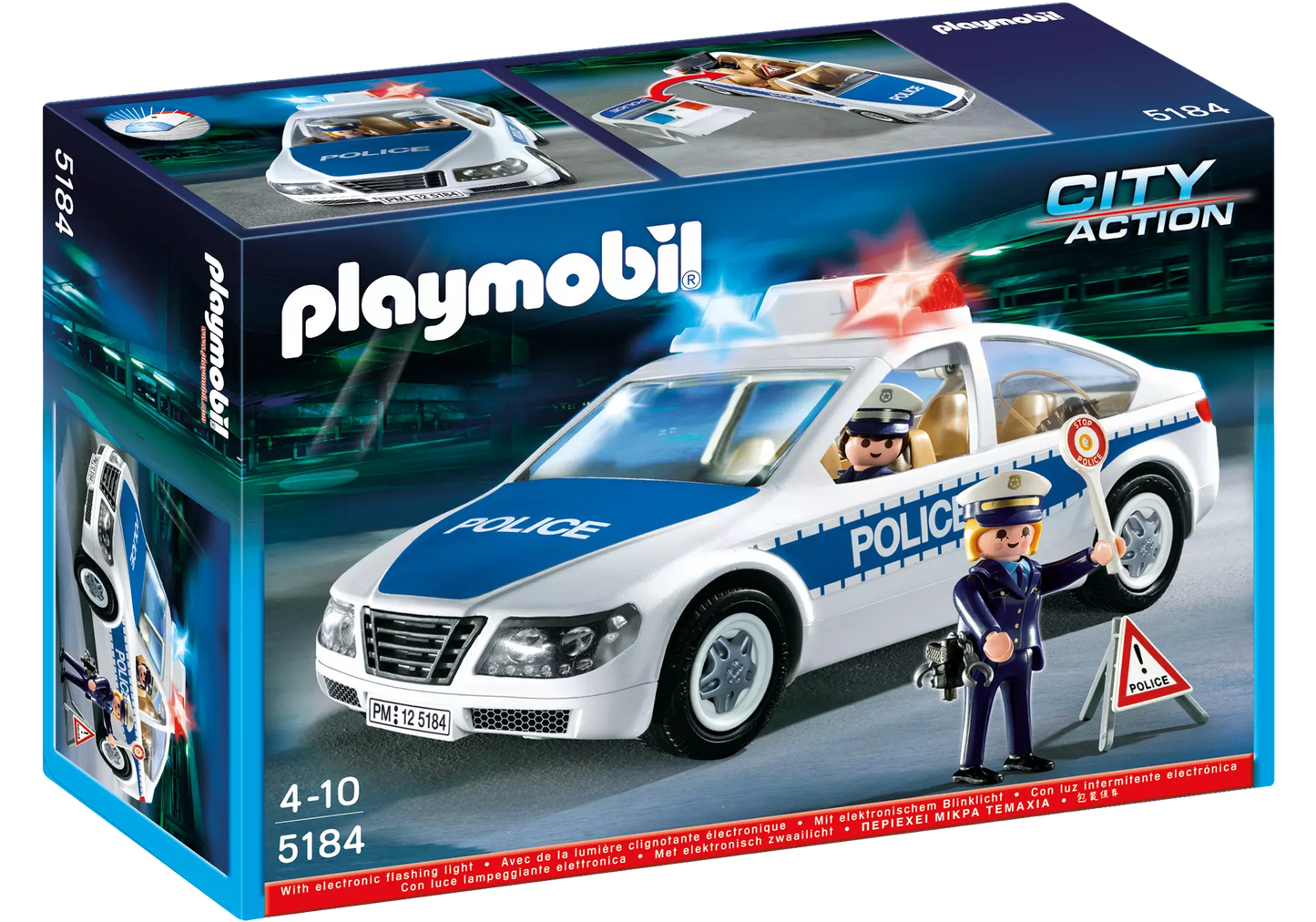 Playmobil 5184 City Action Polizeifahrzeug mit Blinklicht - plegobil
