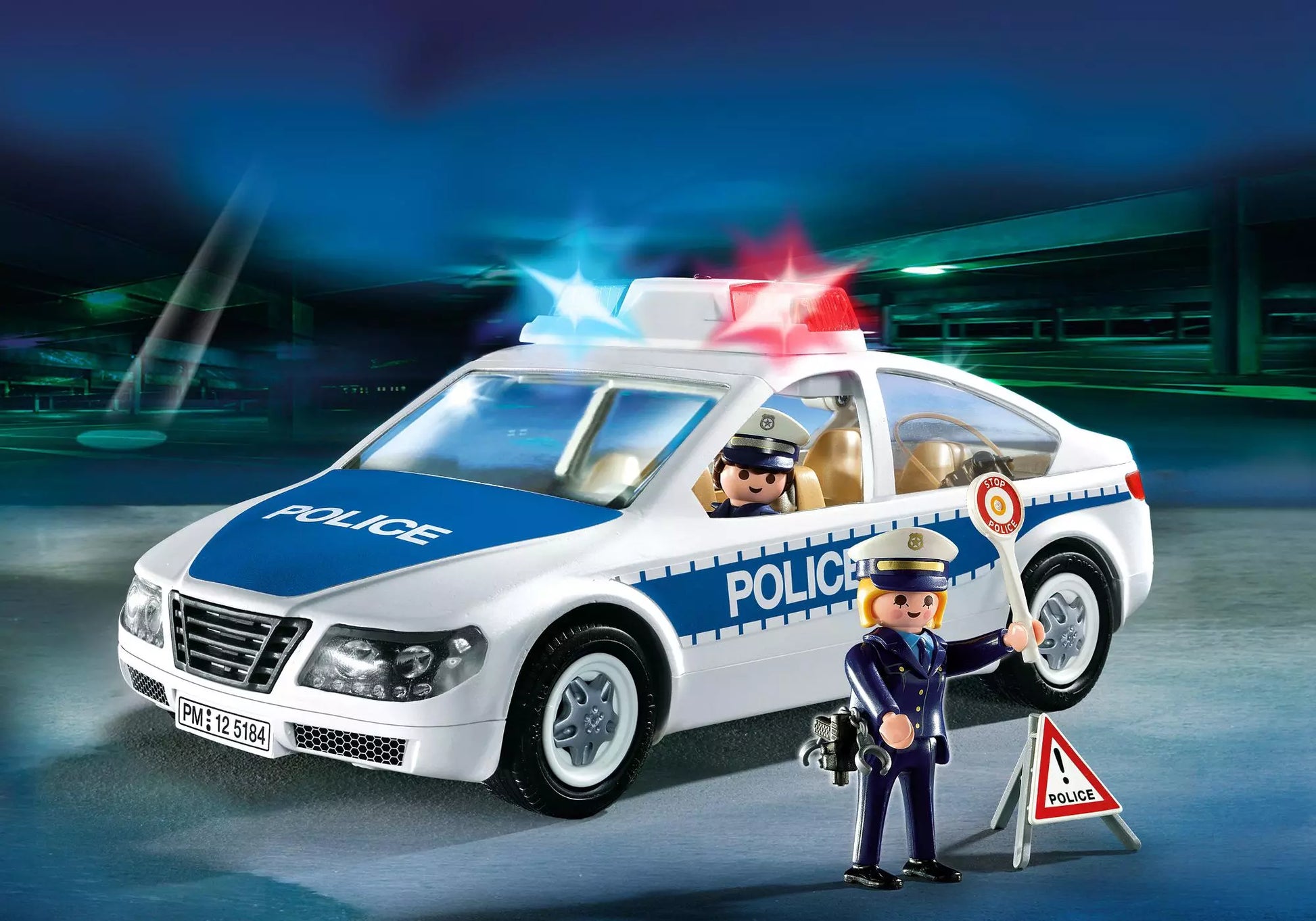 Playmobil 5184 City Action Polizeifahrzeug mit Blinklicht - plegobil
